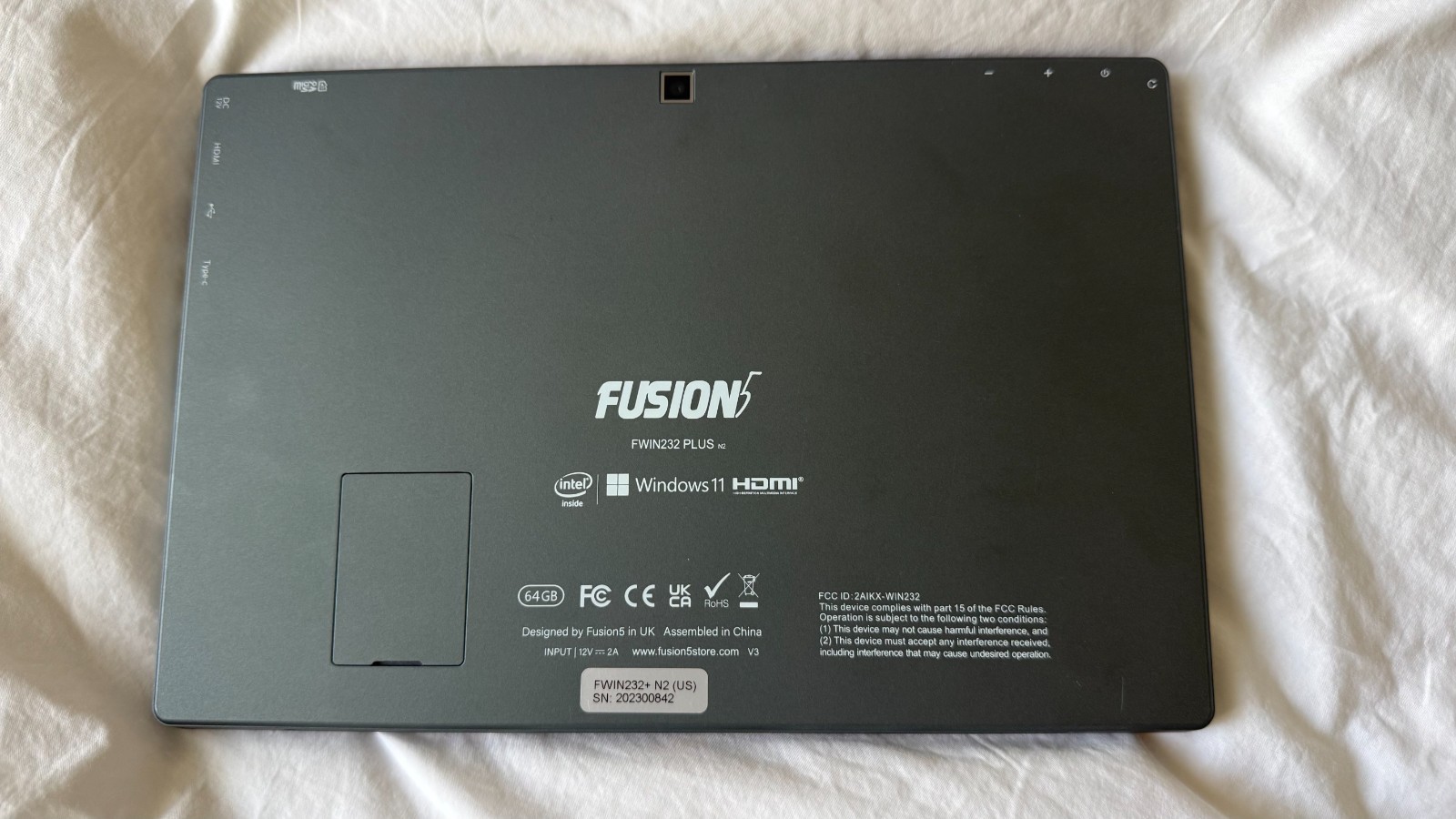 Fusion5 10″ Windows 11 Pro Tablet – FWIN232 Plus N4020 Dual-Core 4GB RAM, 64GB