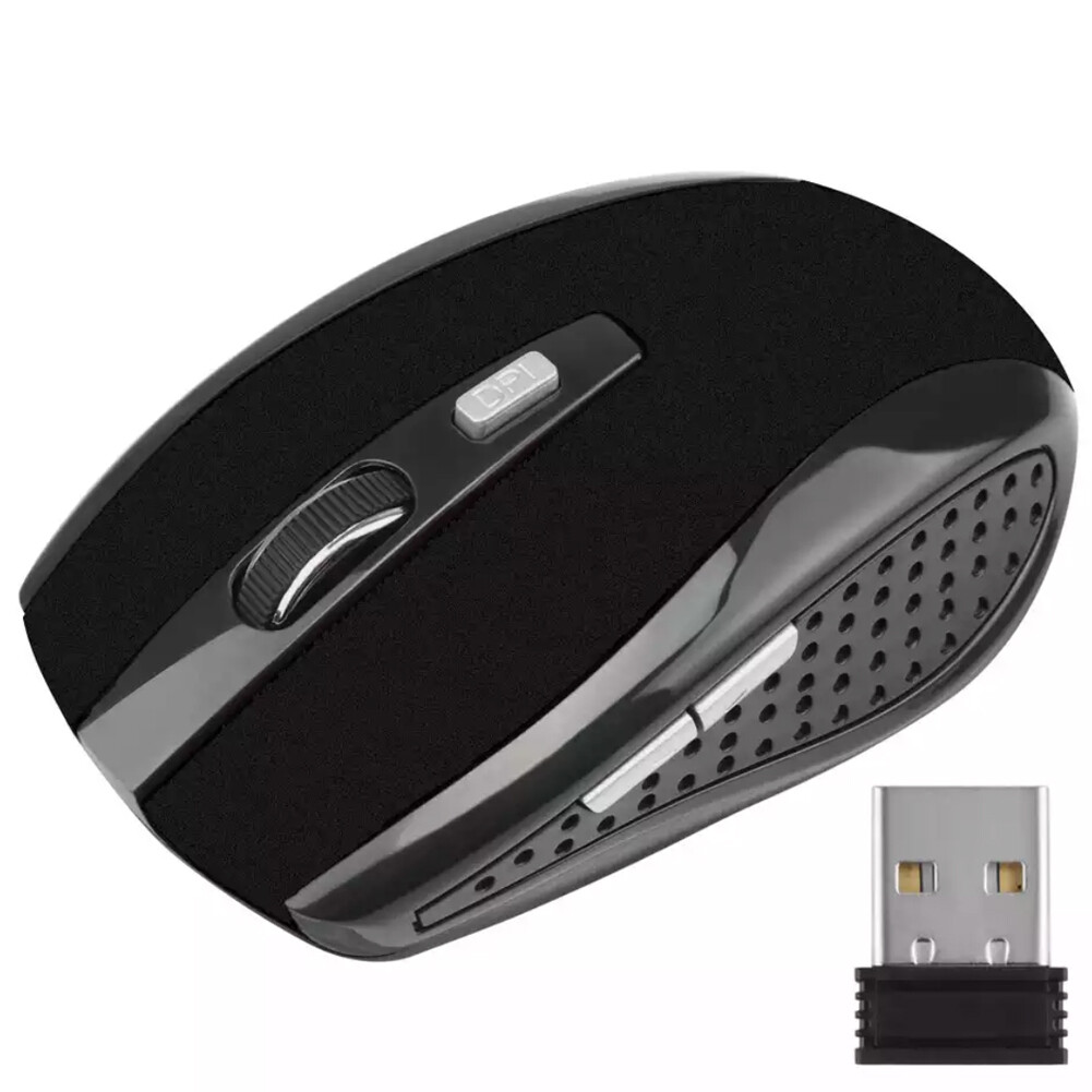 US 2-4 Pack 2.4GHz Wireless Optical Mouse with USB Nano Receiver for Laptop PC