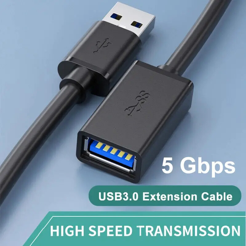 USB3.0 Extension Cable High Speed Extender Cord Adapter TypeA Male to Female Lot
