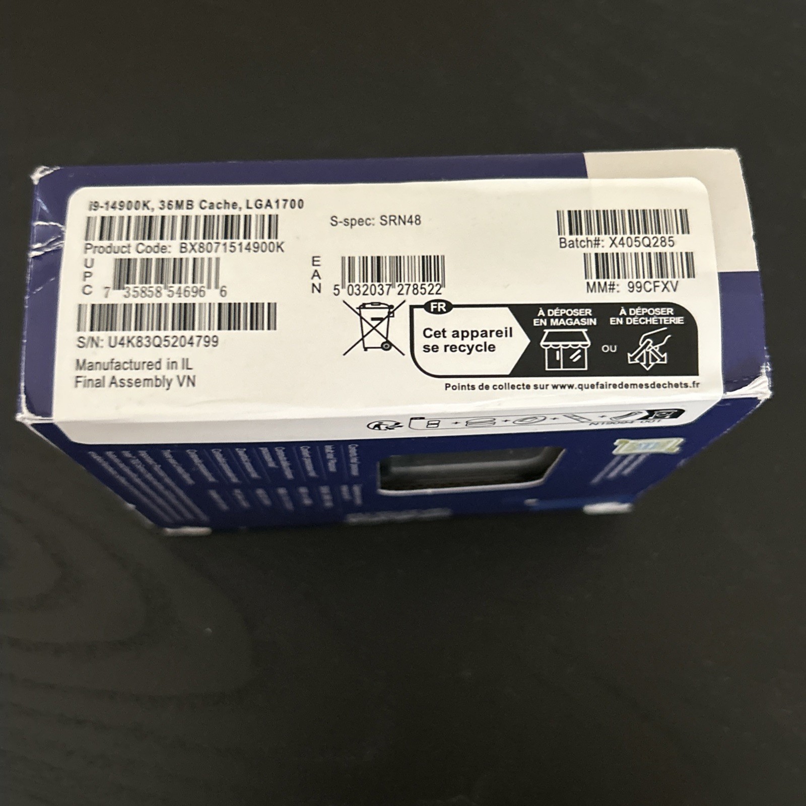 BRAND NEW SEALED Intel Core i9 i9-14900K Up To 6 GHz CPU 24-Core