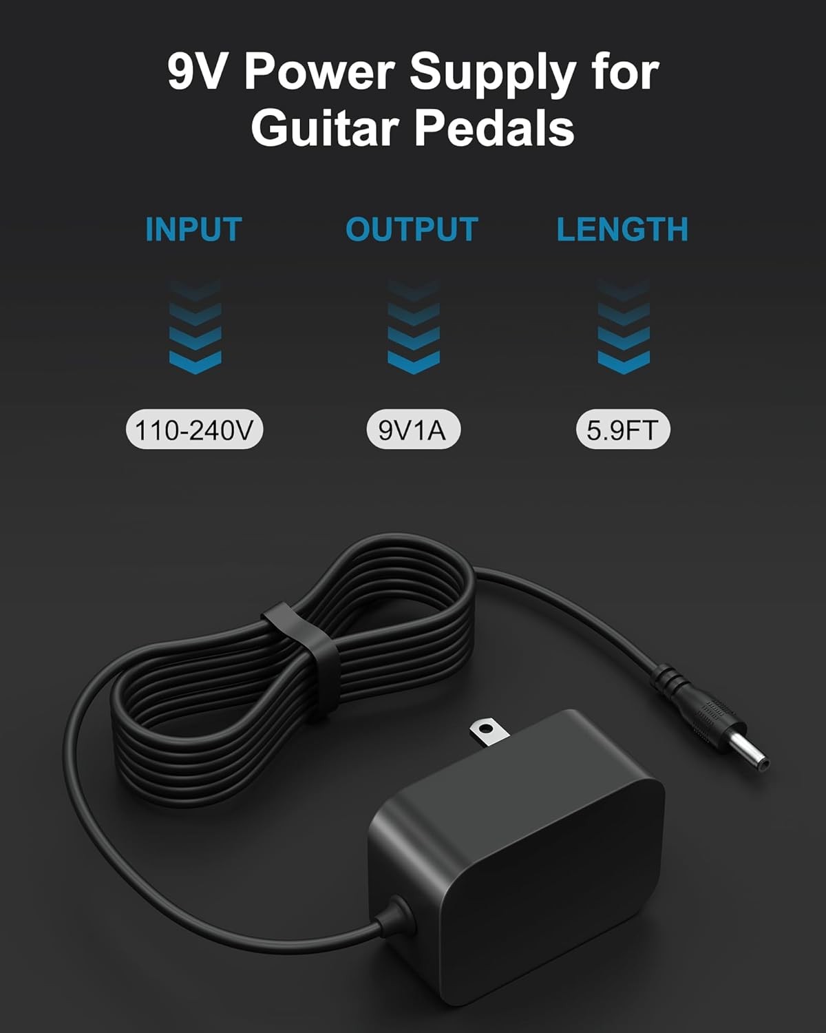 Replacement for Boss 9V PSA Adapter Guitar Pedal Power Supply Compatible…