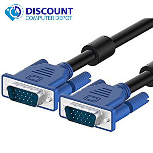 USA Seller!! Fast Shipping!! 5FT VGA SVGA Cable Adapter Male to Male LCD PC TV