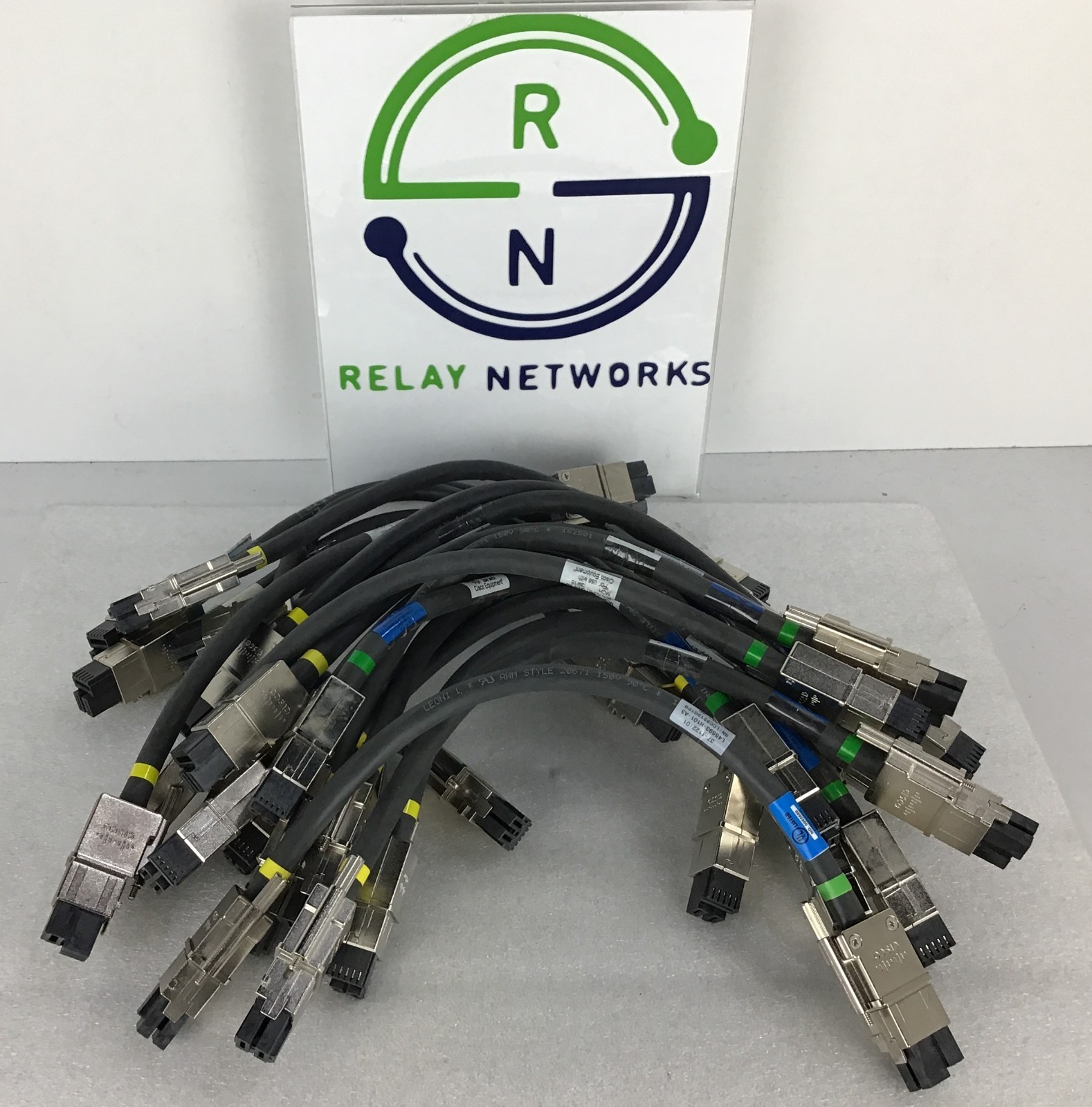 LOT OF 20 Cisco CAB-SPWR-30CM Cisco Catalyst StackPower Cable 30cm 37-1122-01