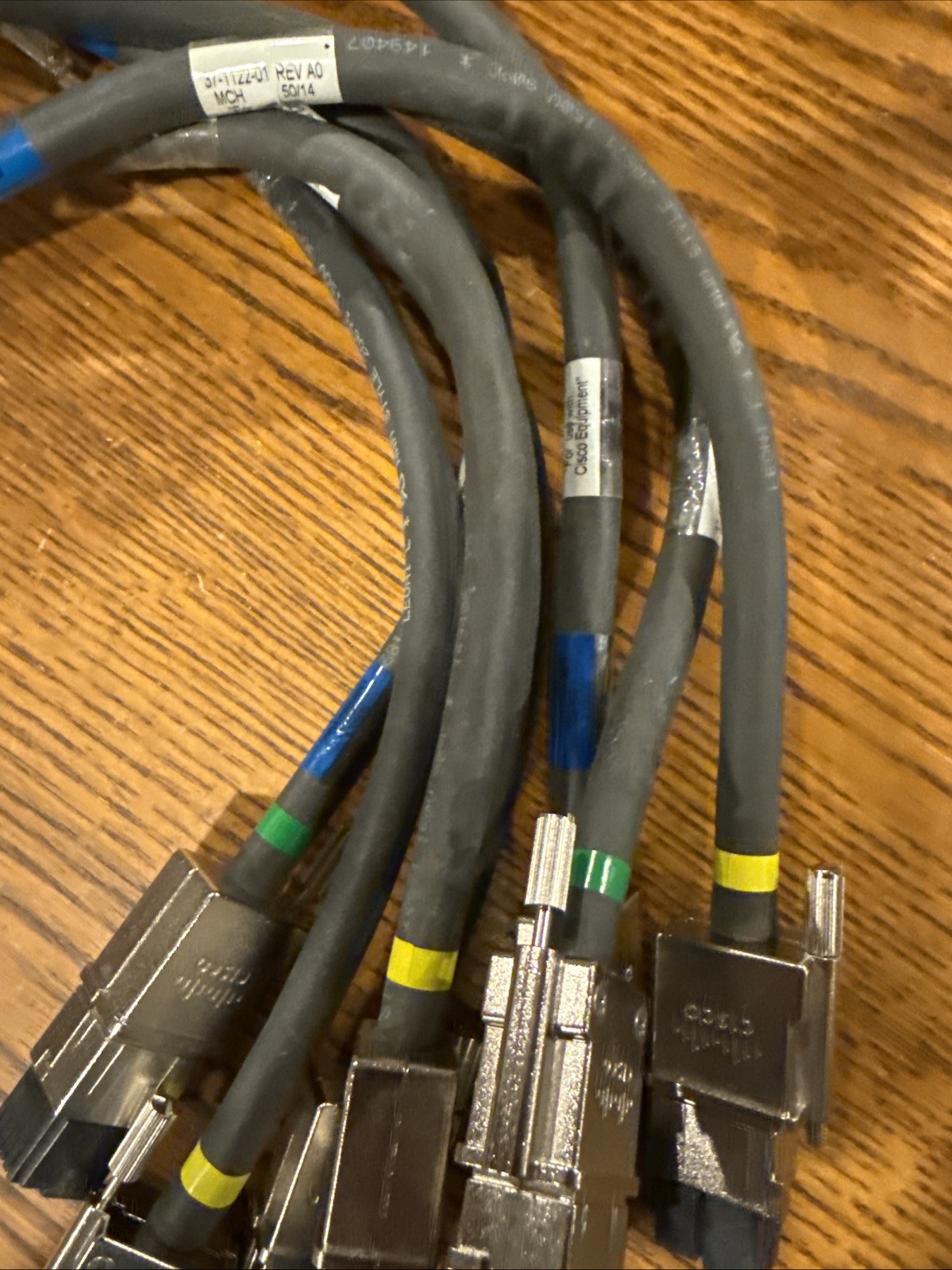 Cisco StackPower Cable Lot (7 pcs) CAB-SPWR-30CM 1FT 37-1122-01 – Original Cisc
