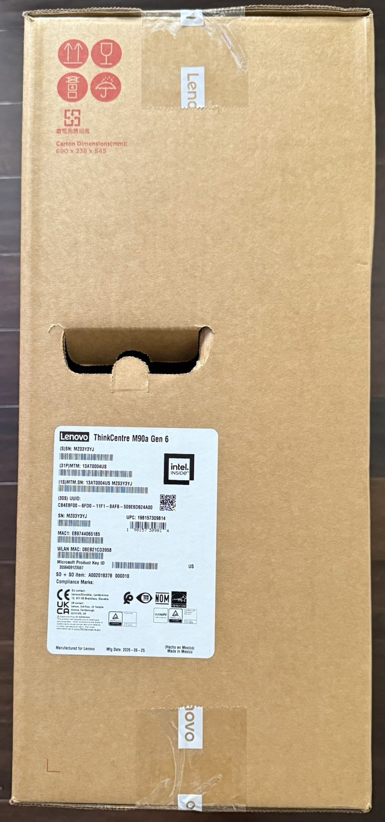 Lenovo ThinkCentre M90a Gen 6 Core Ultra 5 225 16GB 512GB