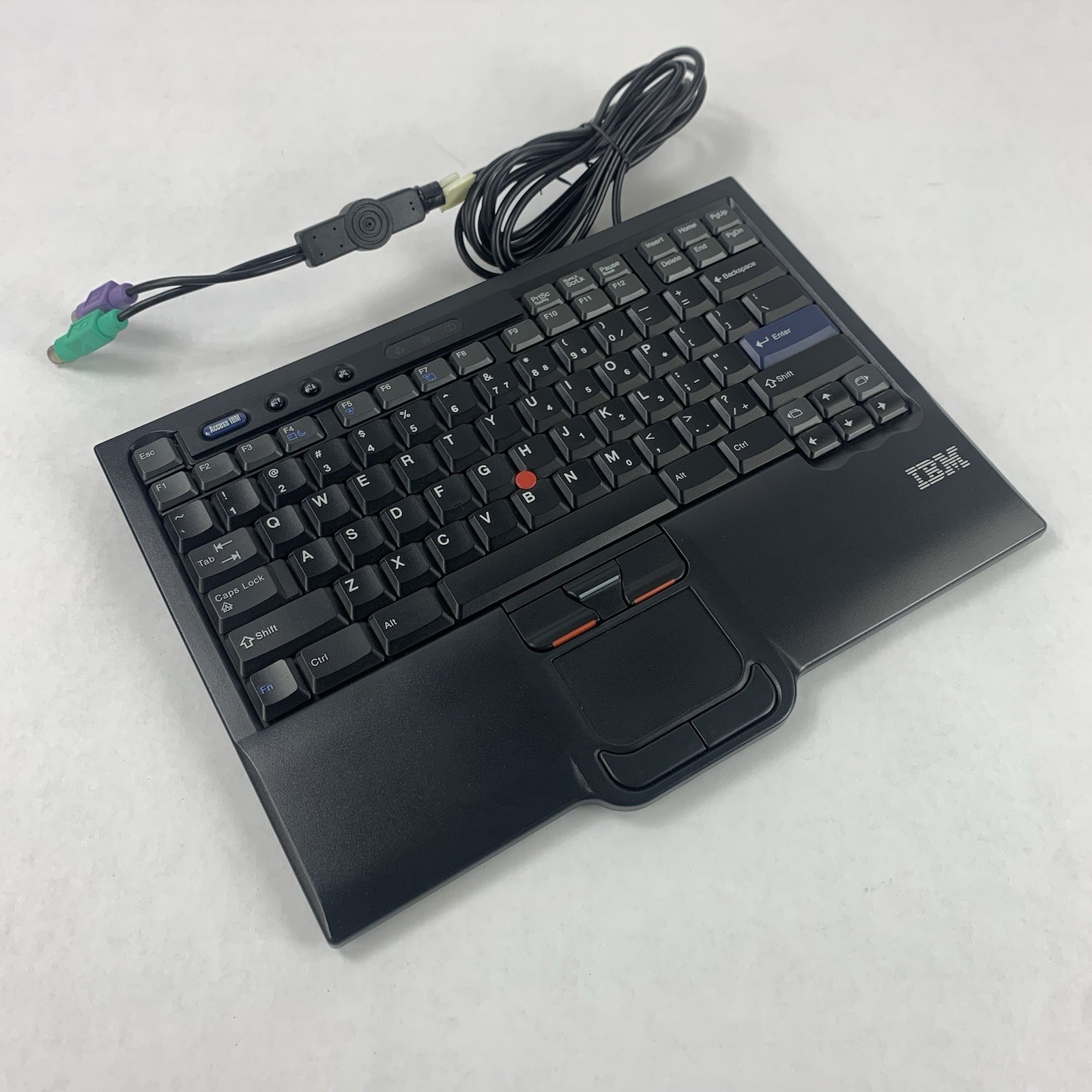 IBM SK-8840 PS/2 Wired Keyboard With TrackPoint US English Tested