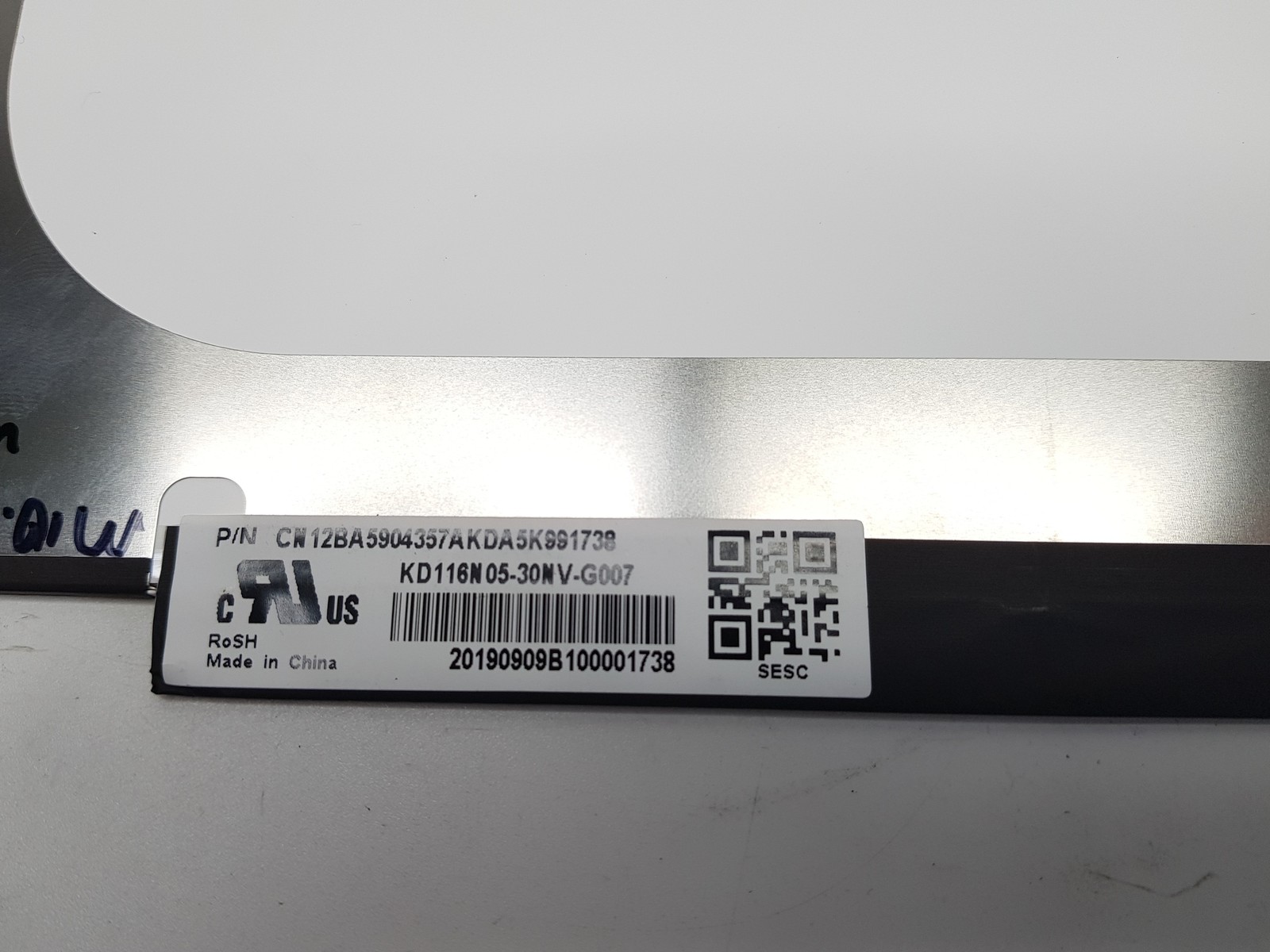 Samsung 11.6″ LCD Screen Display 1366×768 HD Matte 30pins KD116N05-30NV-G007