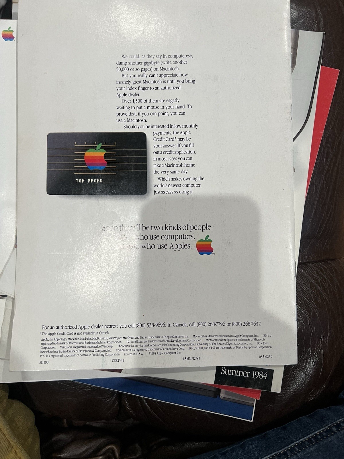 LOT Apple Computer 1980s Macworld Steve Jobs ‘84 Buyer Guide Marketing MediaREAD