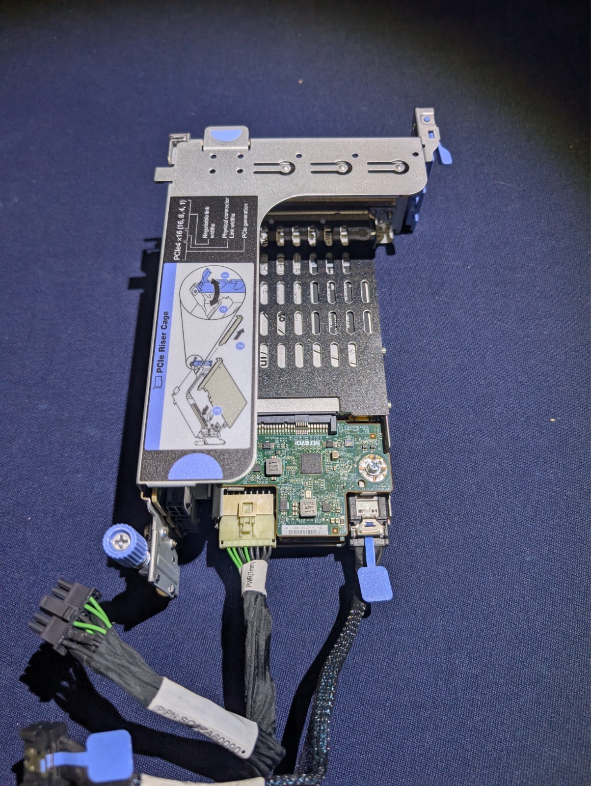 Lenovo 02JK415 SM17A63588 | 2FH+7mm Riser for ThinkSystem w/ 2x 480GB 6Gb Sata