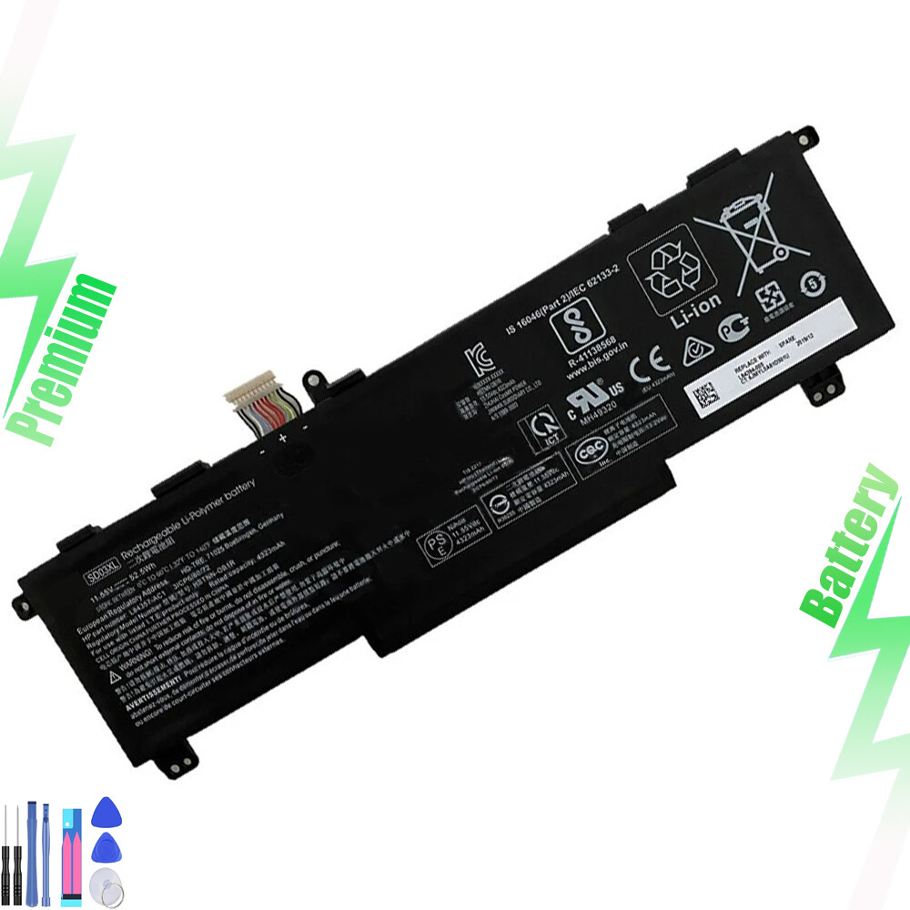 FOR HP SD03XL Battery for HP L84394-005 52.5Wh 11.55V TOOLS