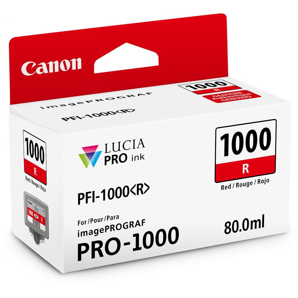 GENUINE Canon PFI-1000 Red for imagePROGRAF PRO-1000
