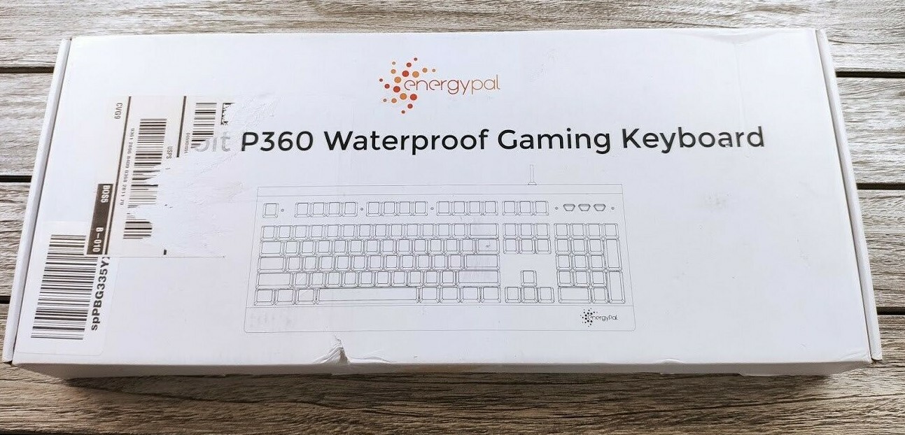 EnergyPal FireBold P360 Backlit Wired Gaming Keyboard with a Mechanical-Feel
