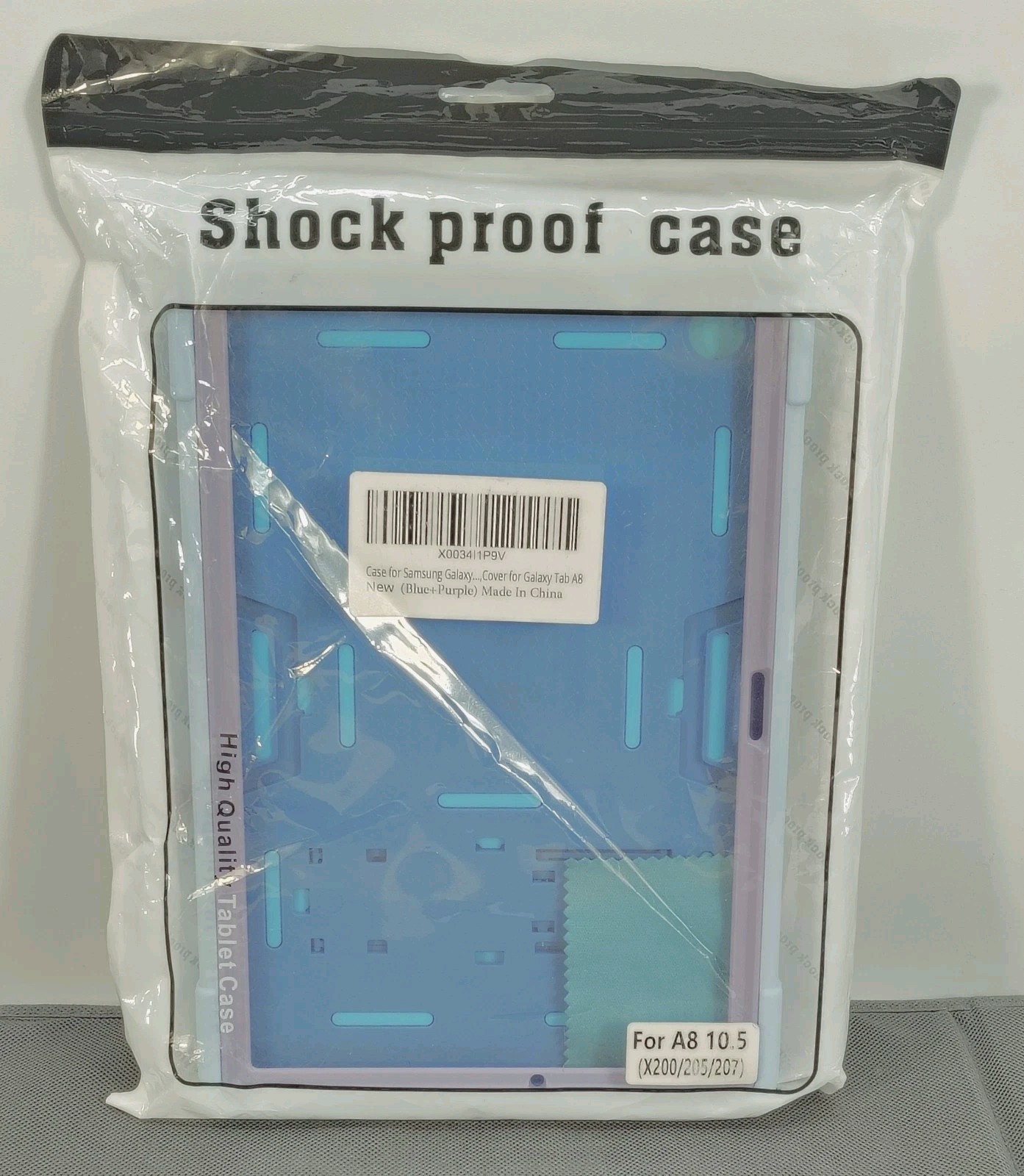Unbranded Samsung Galaxy Tab A8 10.5″ Tablet Case Shock Proof Case Blue/Purple