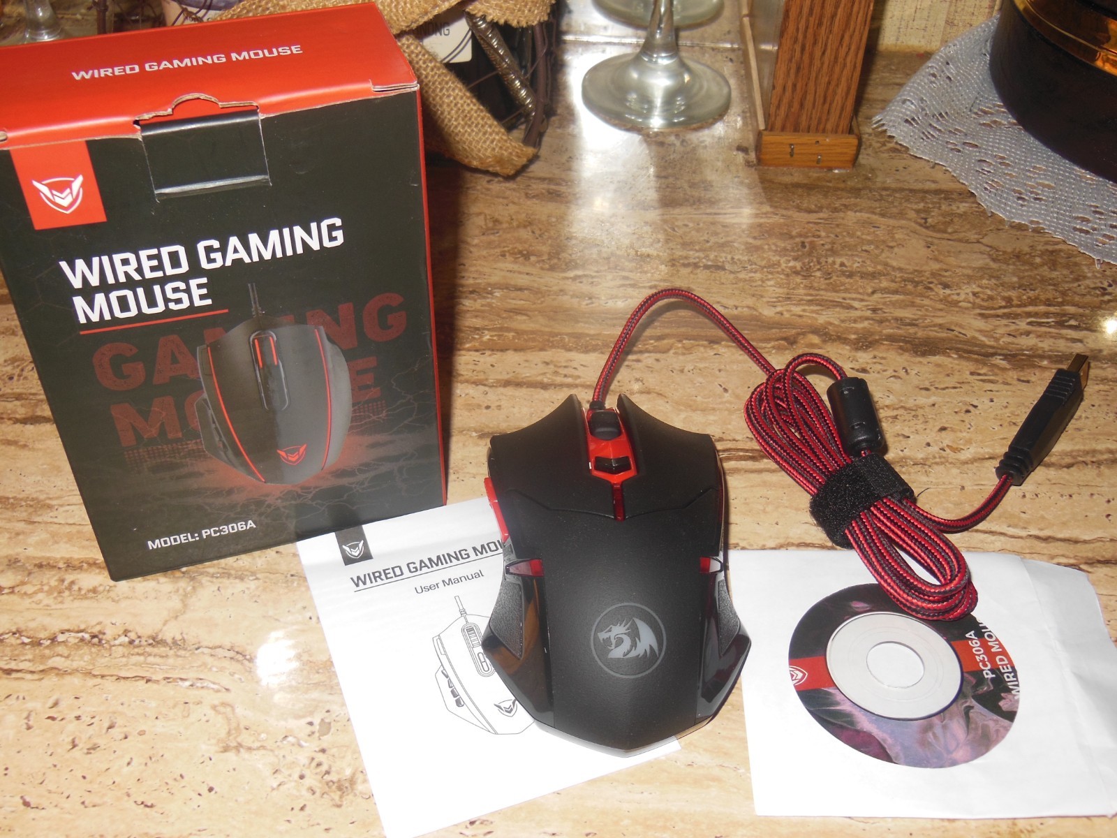 New Redragon S101-3 Wired Gaming Mouse