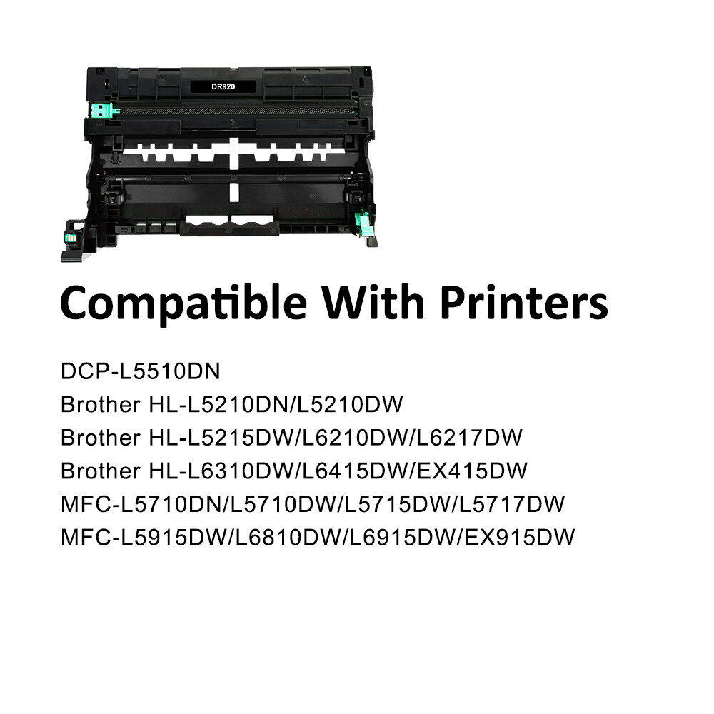 1-4PK DR920 DR-920 Drum Compatible with Brother HL-L5215DW HL-L6210DW HL-L5210DN