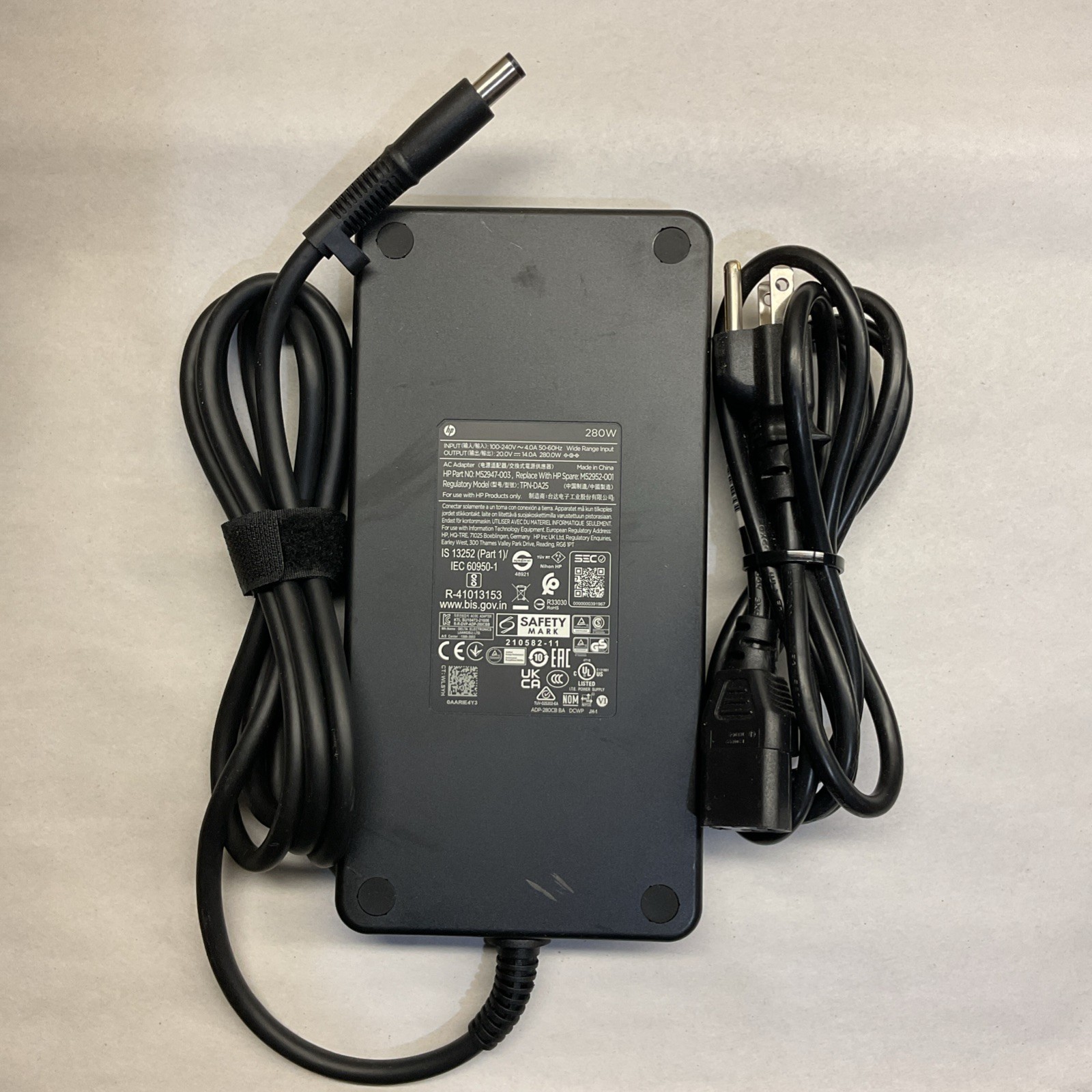 Original AC Adapter Charger for HP 280W 20V 14A TPN-DA25 M52947-003 M52952-001