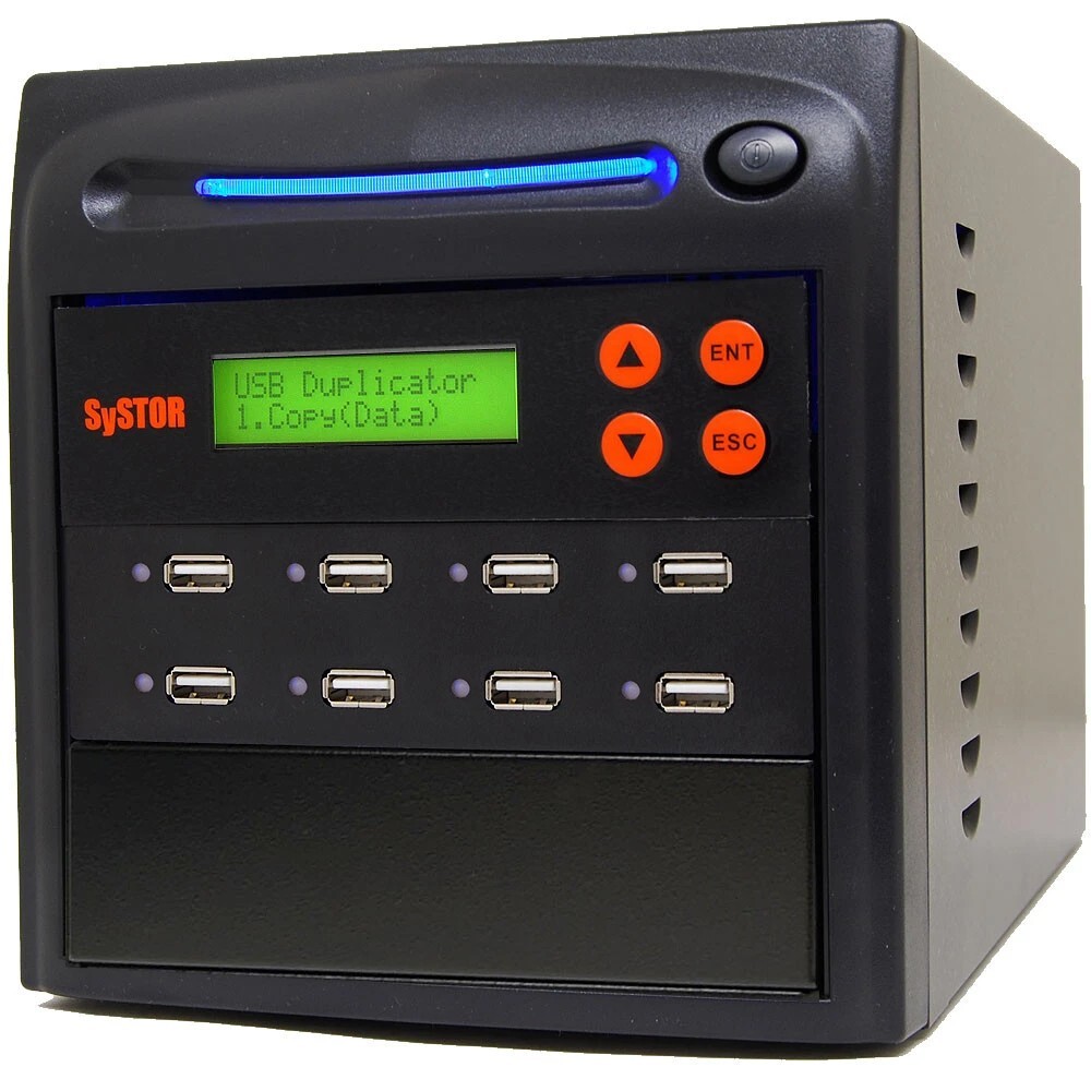 Systor 1:7 USB Duplicator & Sanitizer 2GB/Min – Flash Drive Copier & Eraser
