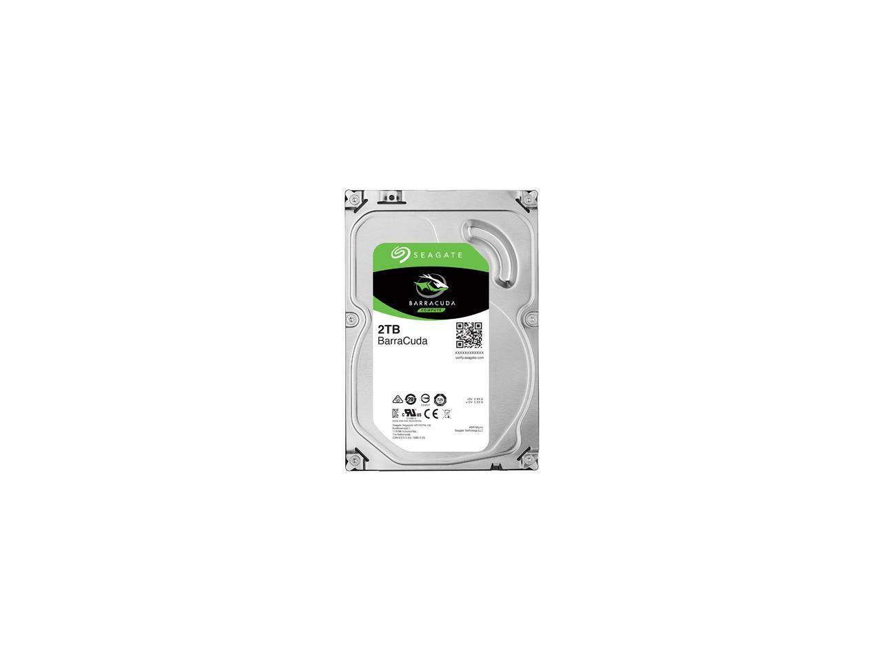 Seagate BarraCuda ST2000DM008 2TB 7200 RPM 256MB Cache SATA 6.0Gb Hard Drive HDD