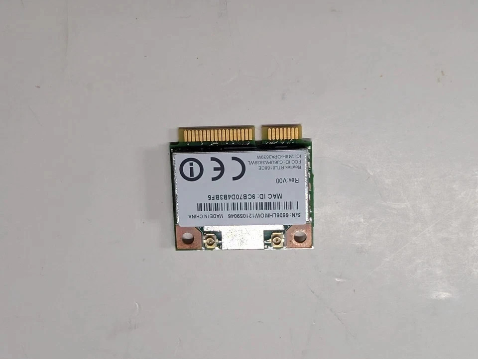 Realtek RTL8188CE Mini PCIe Laptop WiFi Card 802.11b/g/n
