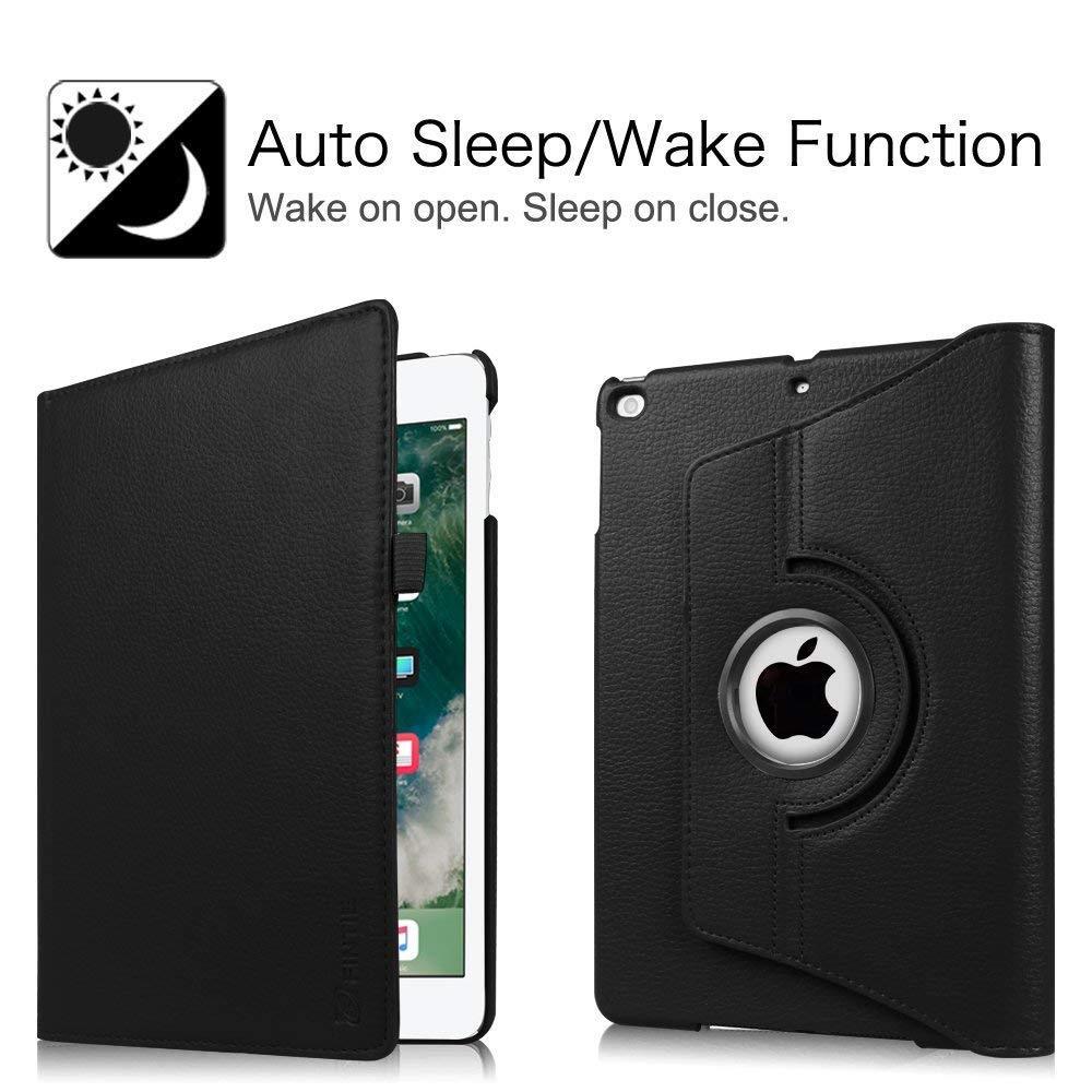 360 Rotating Stand Premium Leather Ultra Folio Case Smart Cover For Apple iPad