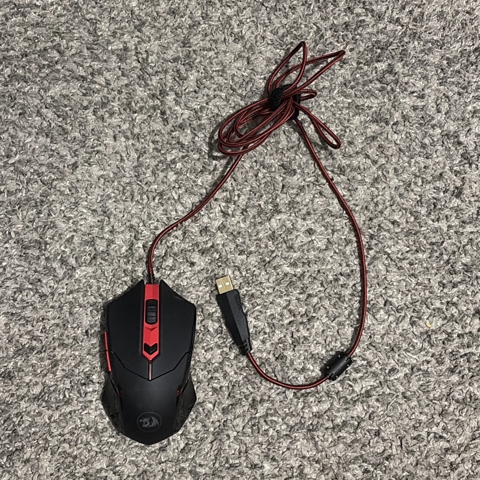 Redragon S101-1 Wired Optical Gaming Mouse 3200DPI Red Black