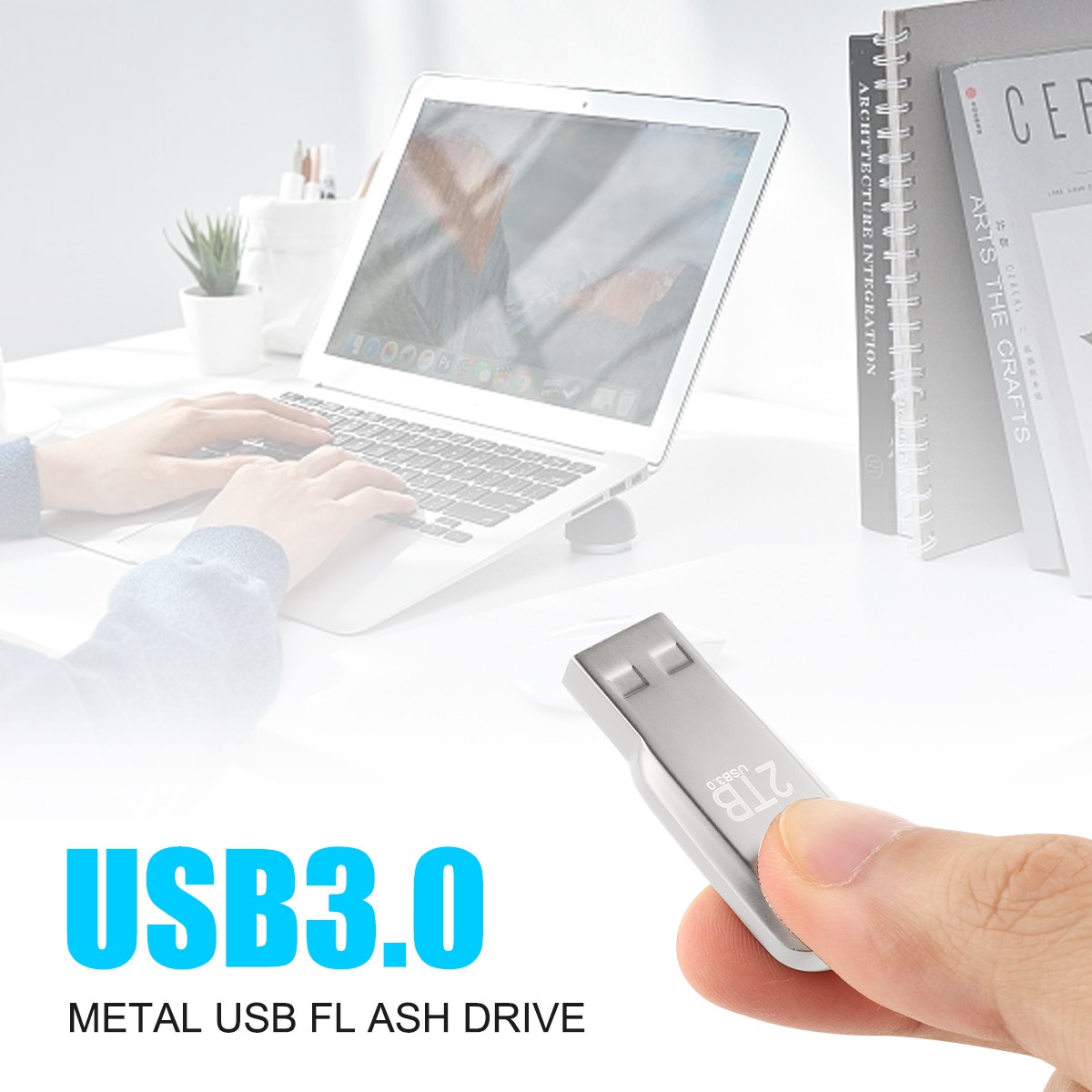 2TB USB 3.0 Flash Drive Thumb Type C U Disk Memory Stick Pen PC Laptop Storage