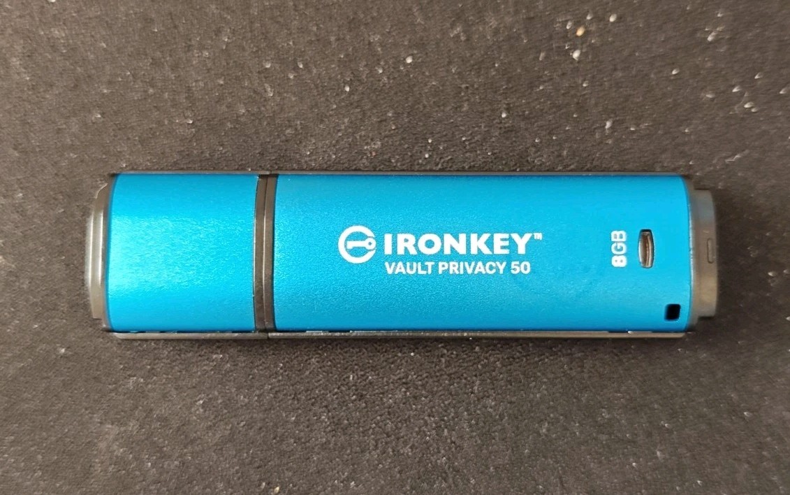 IronKey Vault Privacy 50 Series 8GB USB 3.2 (Gen 1) Type A Flash Drive