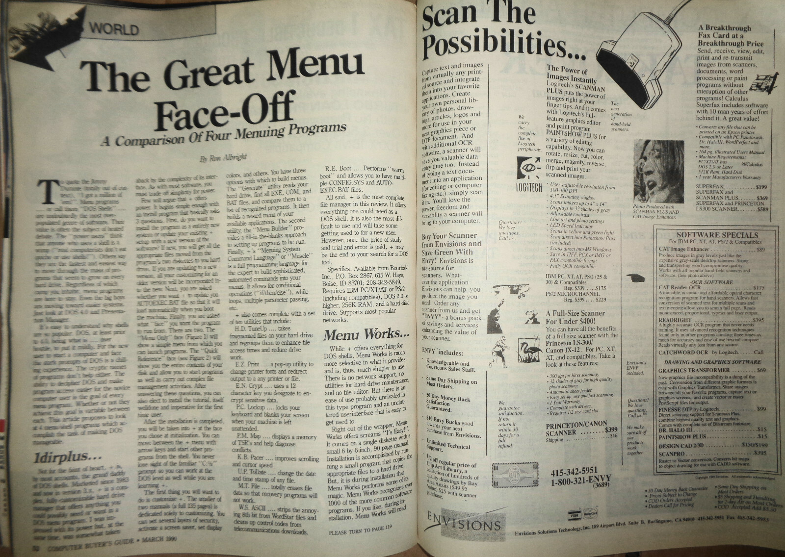 Vulcan’s Computer Buyer’s Guide, March 1990