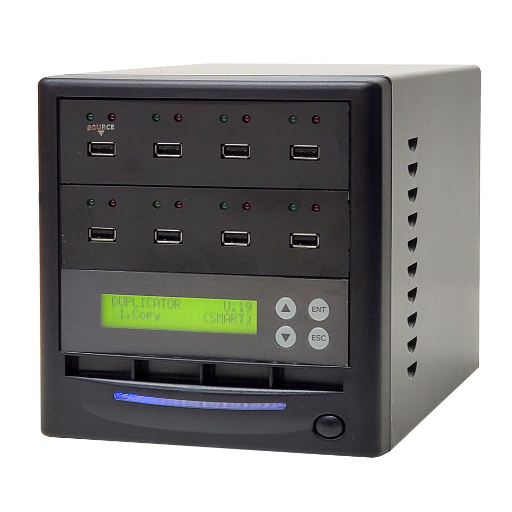 1-7 Target USB Duplicator Thumb Pen Drive Flash Stick Drive GEN-7T-USB-BK