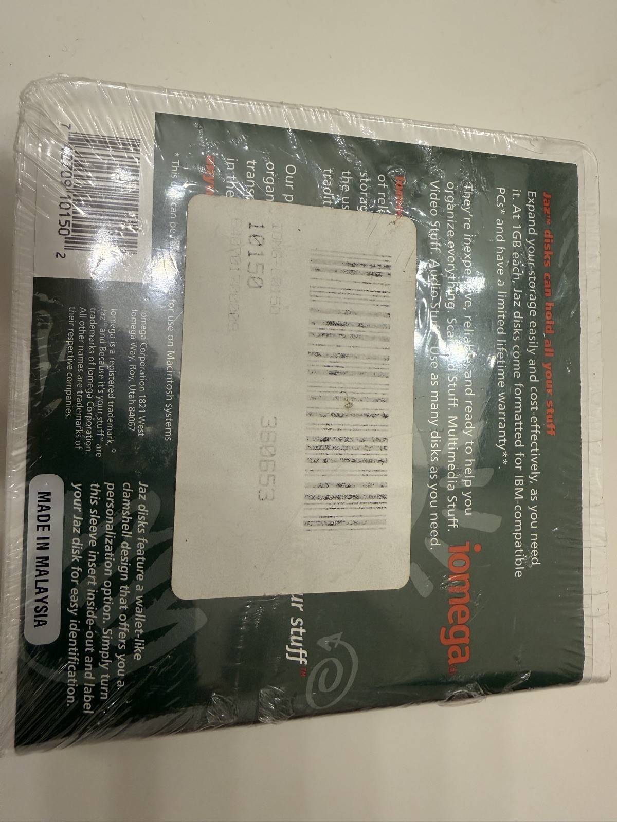 Jaz 1GB DISK IOMEGA storage Capacity Disk