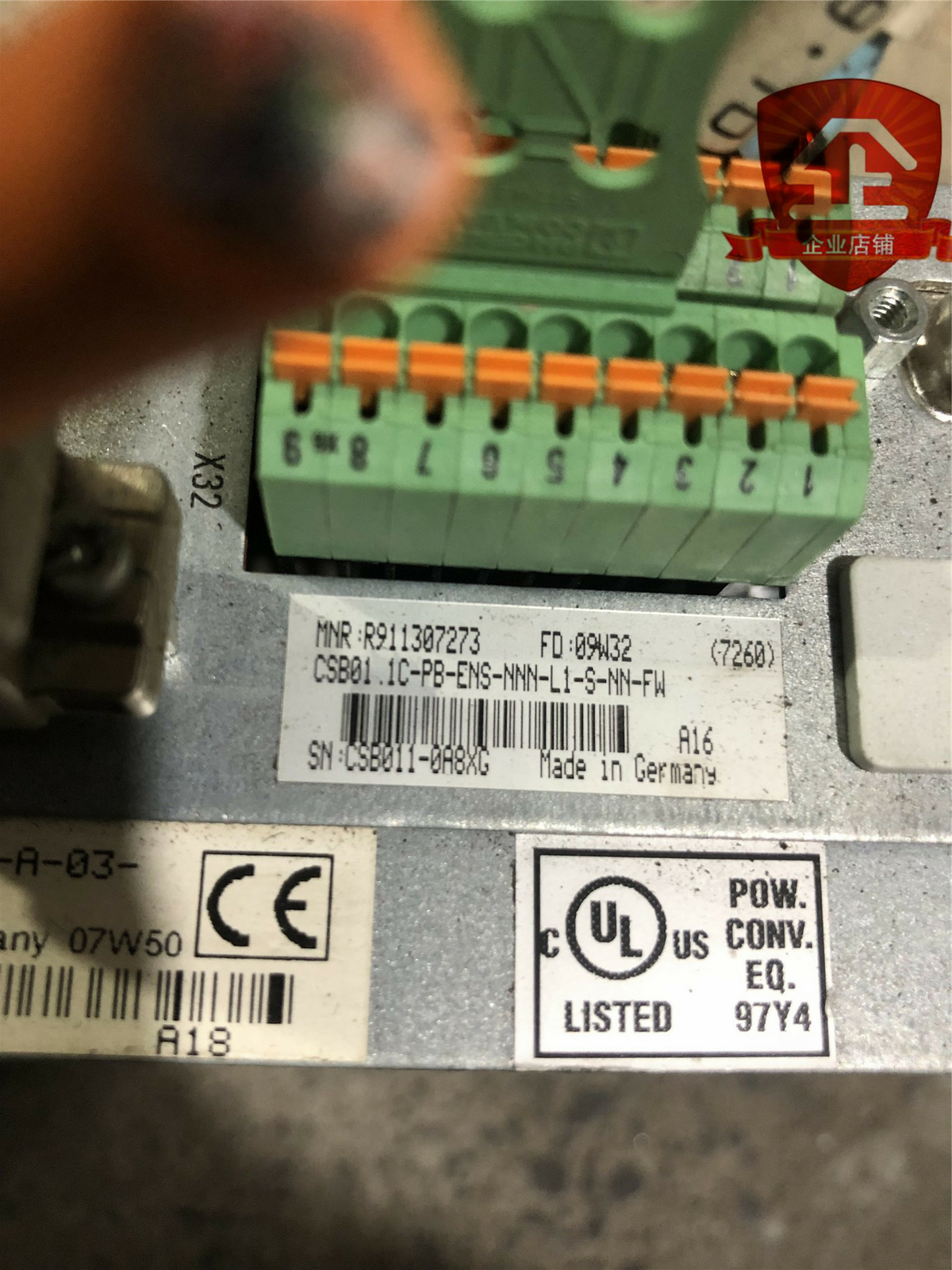 🅰️🔥 1pc for Only axle cards CSB01.1C-PB-ENS-NNN-L1-S-NN-FW R911307273 (By DHL