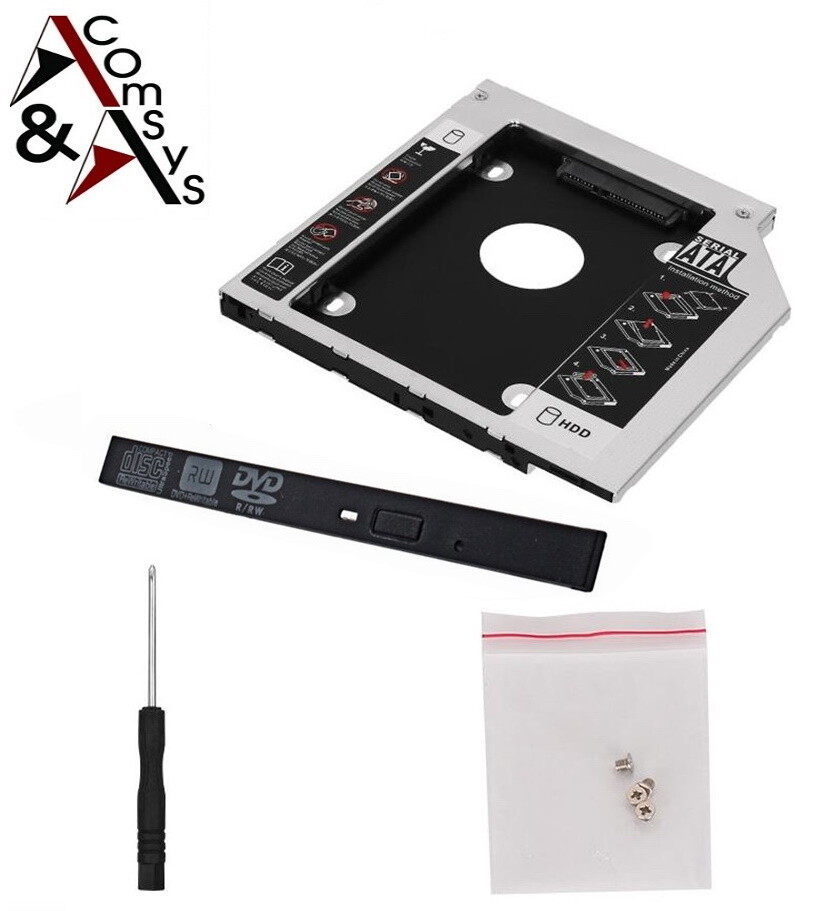 Caddy 9.5mm Laptop Drive Frame Drive Bay for SATA HDD SSD Hard Drive