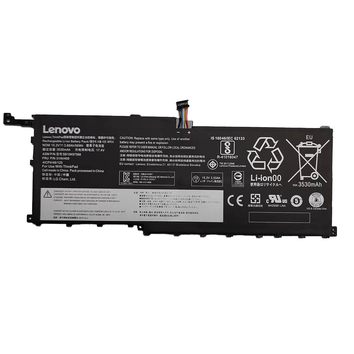 Genuine Battery FOR LENOVO ThinkPad X1 Yoga 1st 2nd Gen 01AV438 01AV439 01AV409