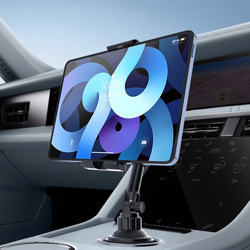 Universal Car Cup Holder Cellphone Mount Stand for iPhone iPad Tablet 4.7″-12.9″