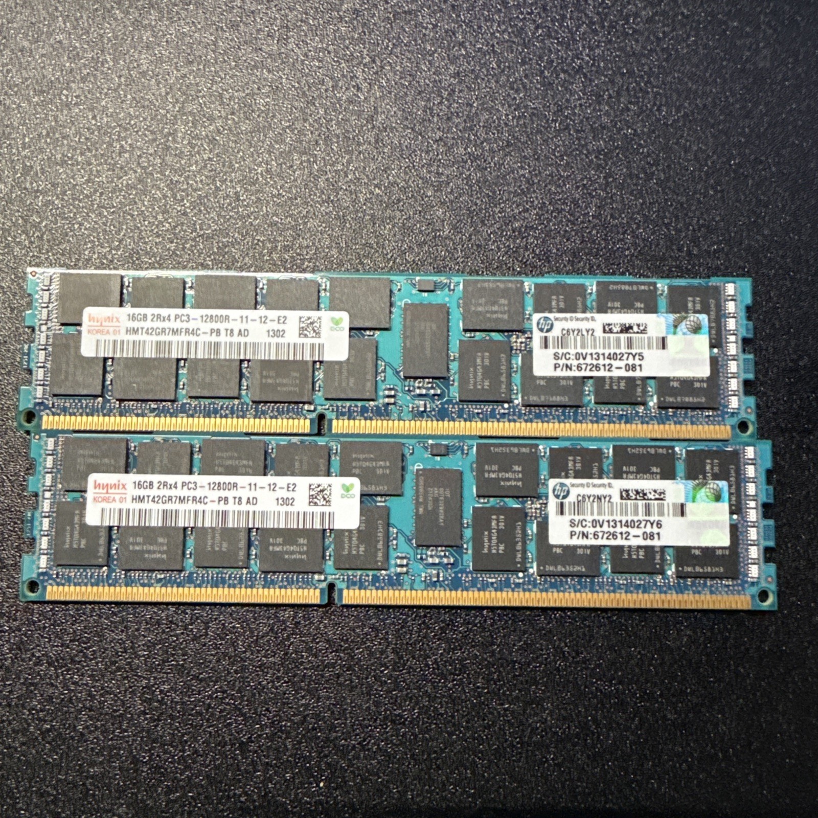 SK hynix 16GB PC3L-12800R DDR3L-1600 2Rx4 ECC SERVER RAM HMT42GR7MFR4A-PB