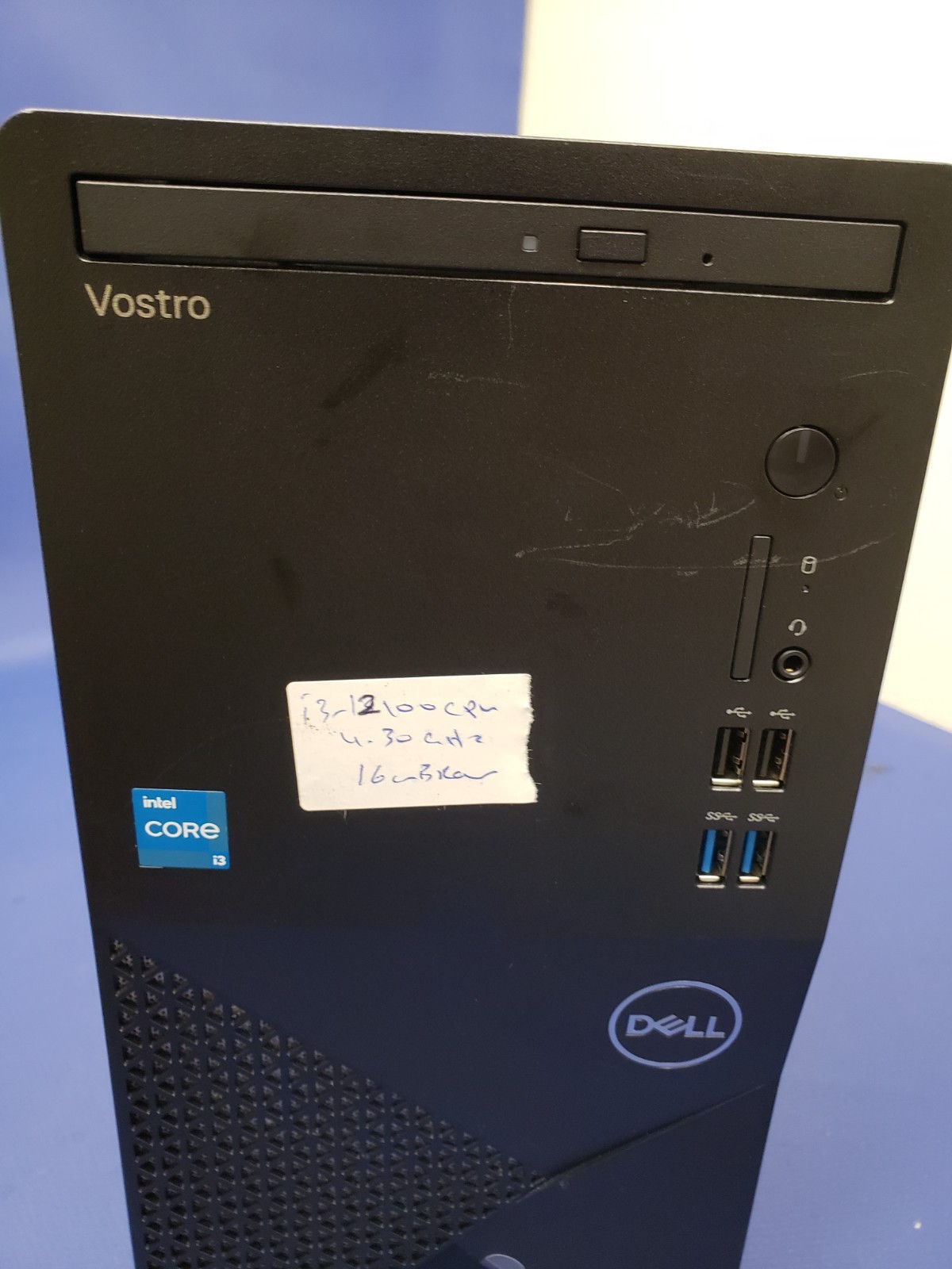 Dell Vostro 3910 Tower Desktop Intel Core i3-12100 | 16GB RAM | NO HDD