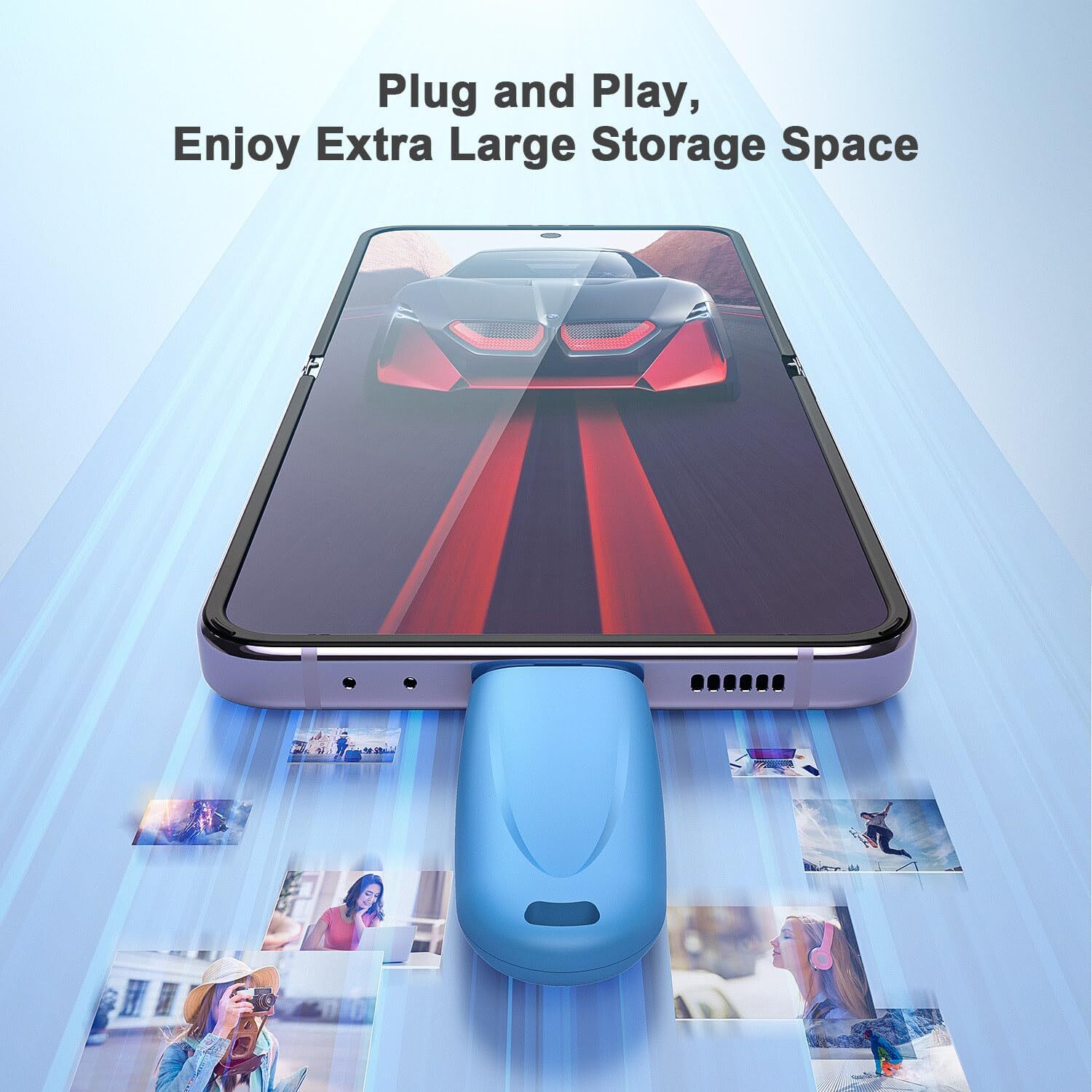 Kootion 32GB 64GB 128G Type C USB Flash Drives Memory Sticks 1/5/10pcs Wholesale