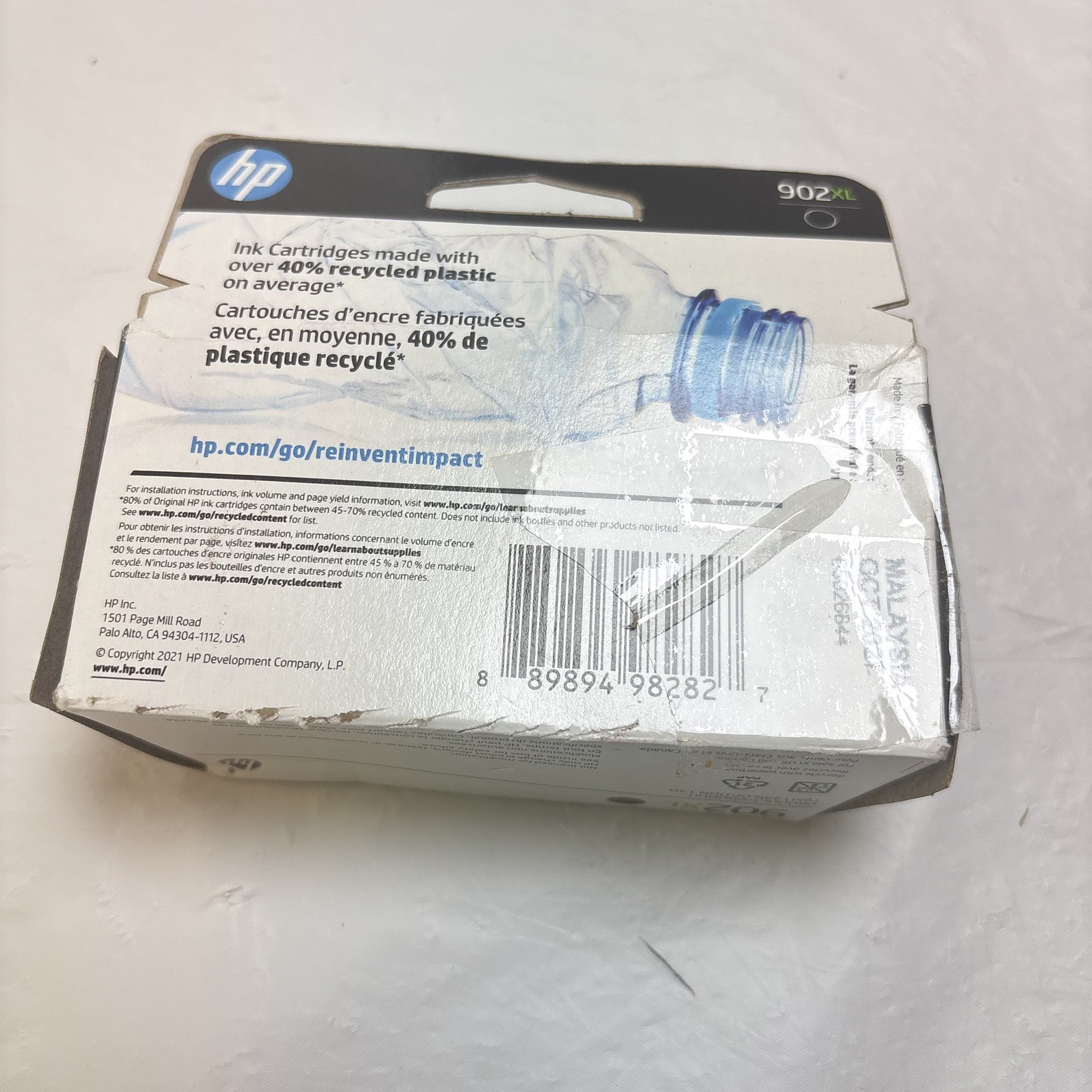 hp 902xl black 10/2021 Exp. Malaysia