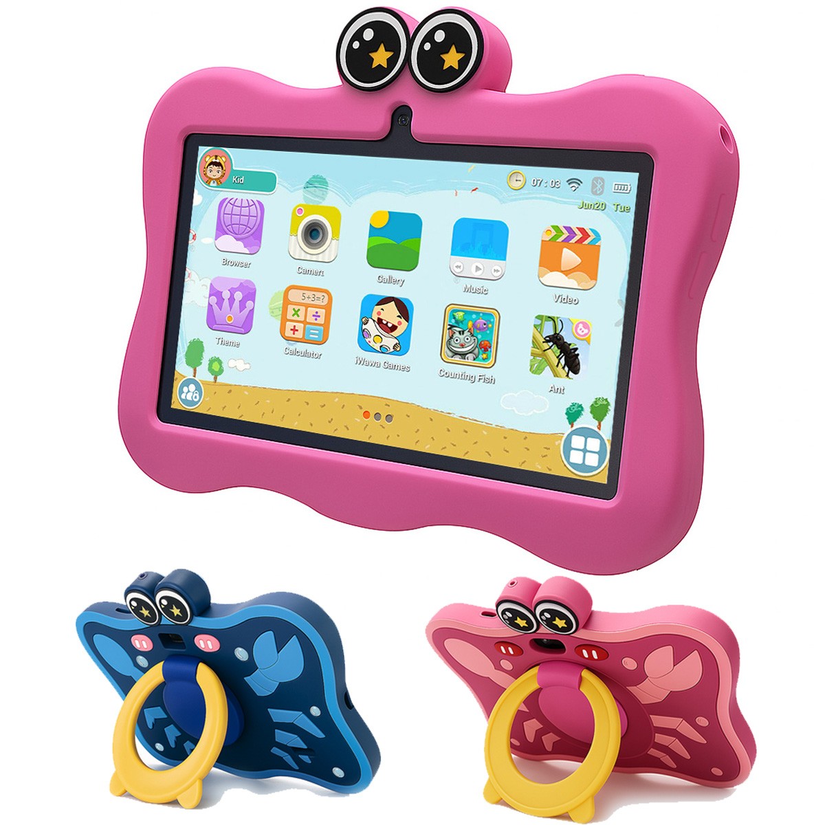 7 ” Kids Tablet Android 13 8GB+64GB Toddler Educational Tablet Parental Control