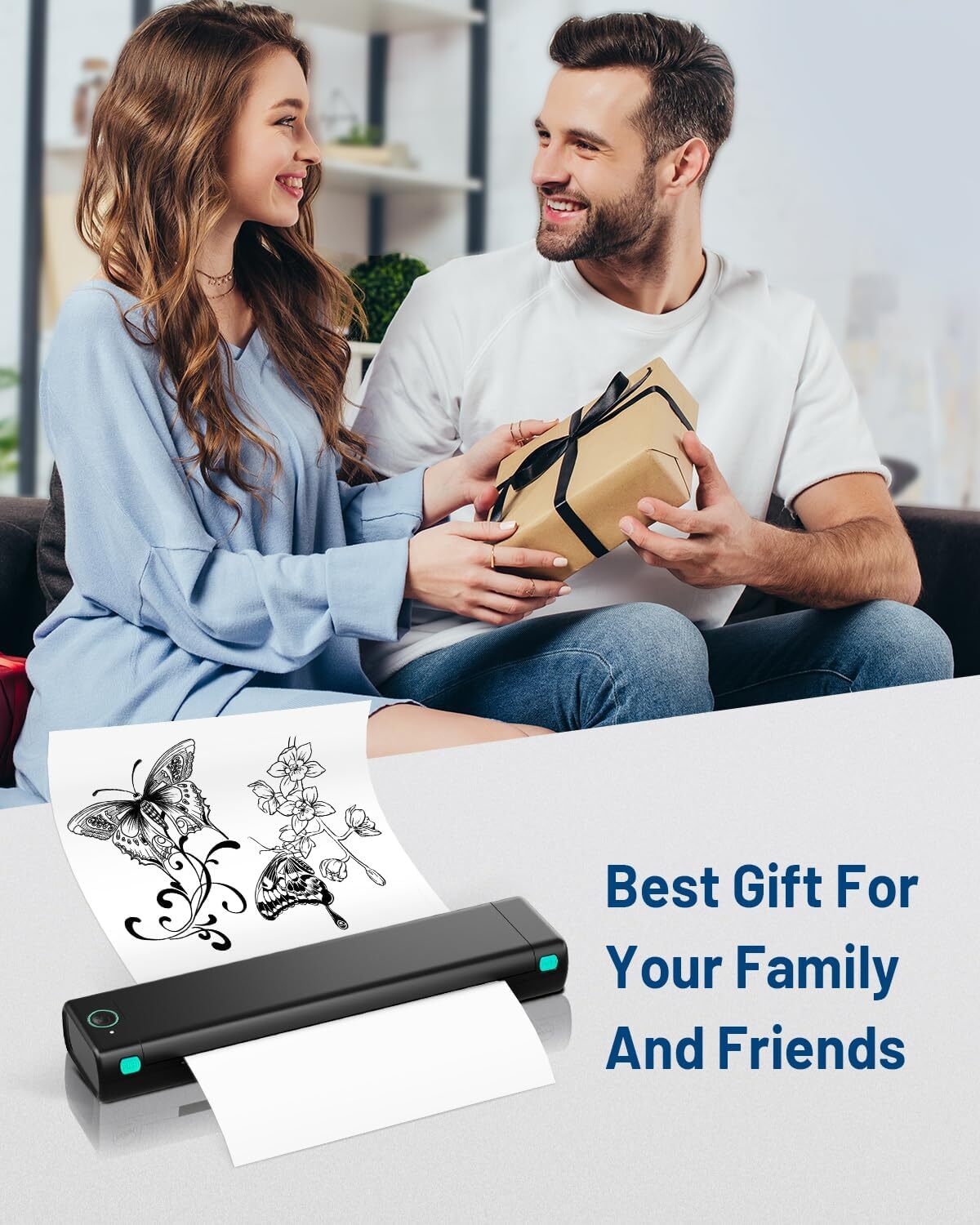 Phomemo M08F A4 Printer Bluetooth Portable Thermal A4 Printer with Case lot