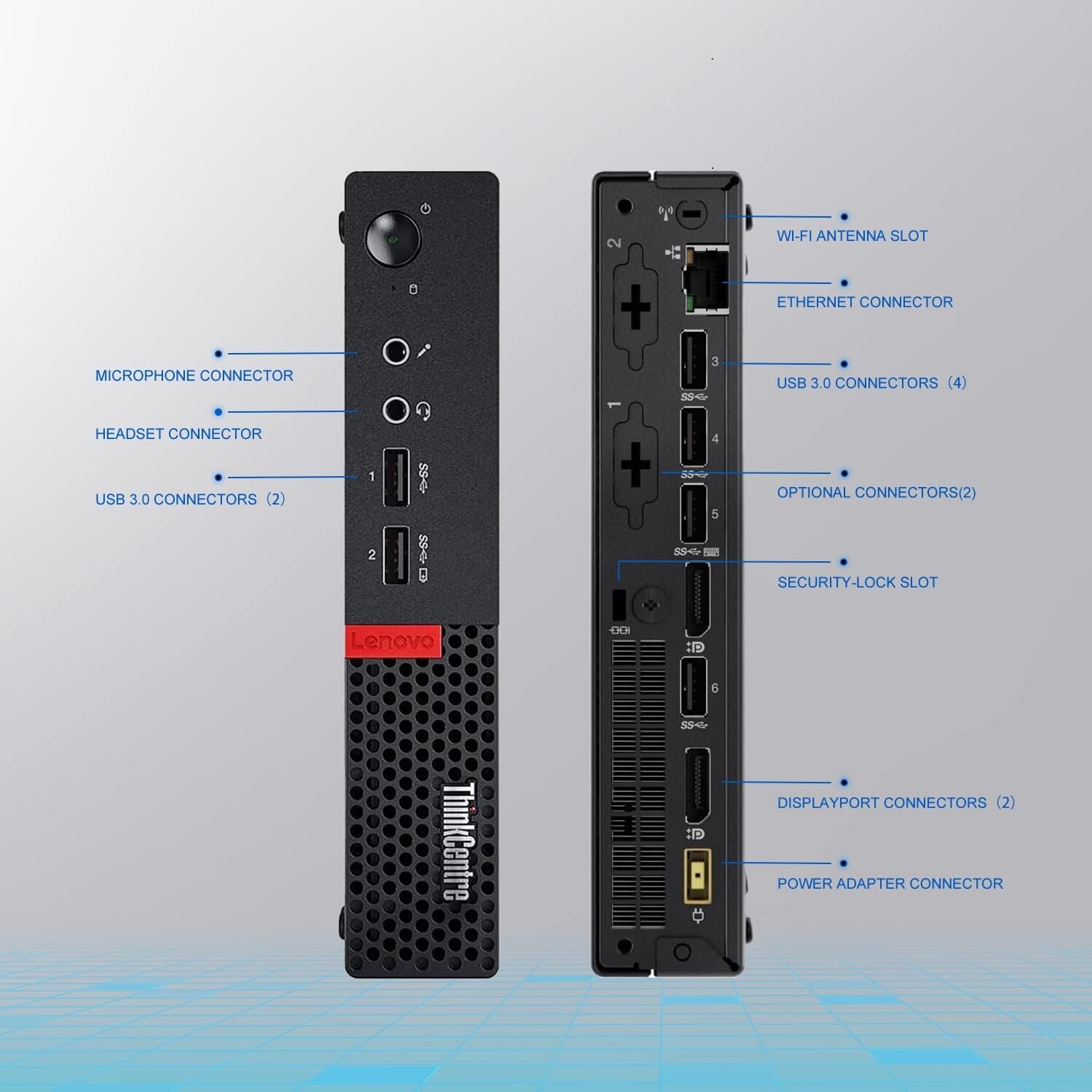 Lenovo ThinkCentre Tiny Desktop PC Intel i5 6th Gen | 8GB Ram 256GB SSD – NO OS