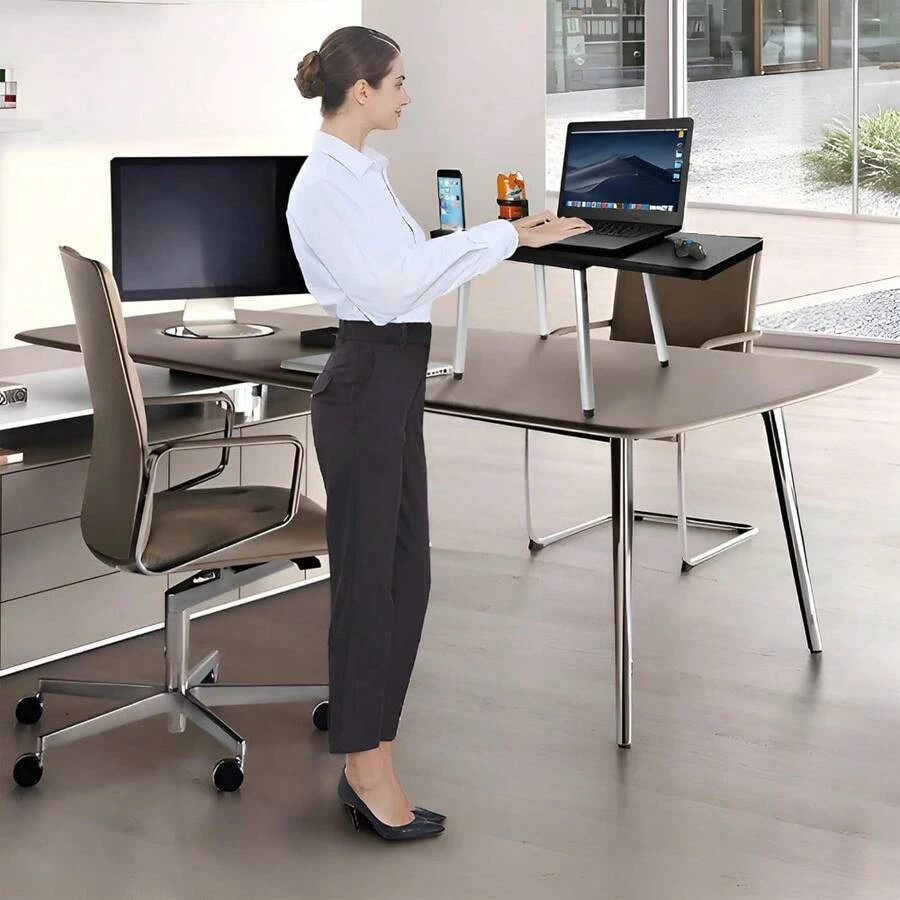 Portable Laptop Computer Stand Desk Table Compact Foldable Lightweight 3 Lbs