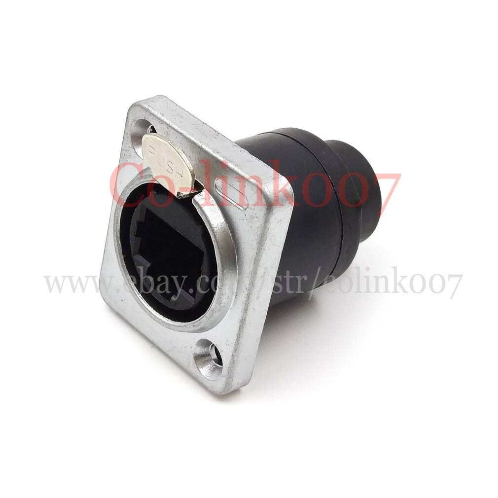 RJ45 Ethernet Connector, RJ45 Industrial RJ45 Male Jacks CAT5/6 Receptacle