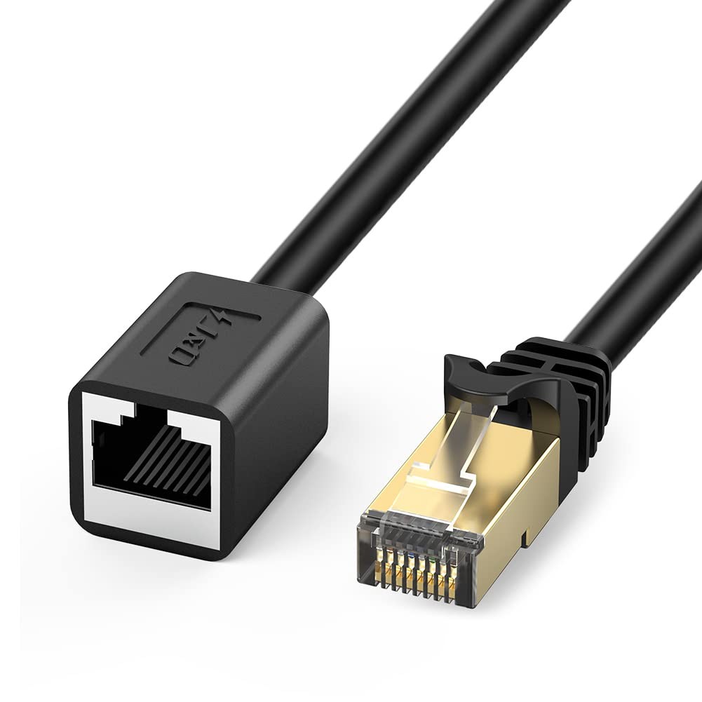 Cat6 Ethernet Extension Cable 6ft Male to Female LAN Network RJ45 Extender