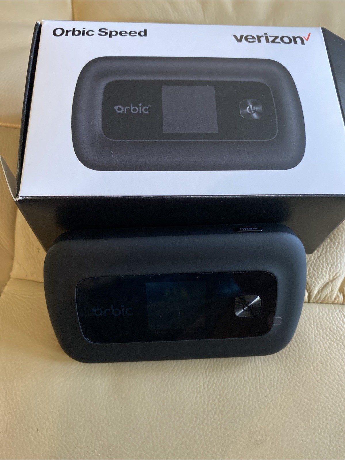 New Verizon Orbic Speed RC400L Mobile Wi-Fi Hotspot 4G LTE ORB400LBVZRT