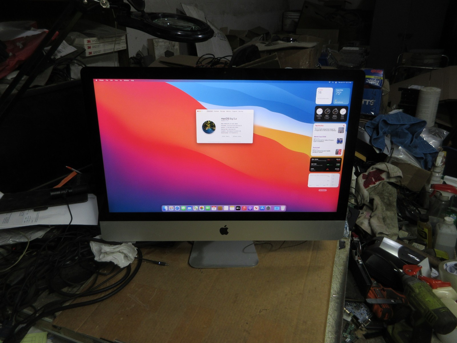 Apple iMac 27″ 5K Retina 2020 i5 3.3GHz, 16 GB RAM, 2TB SSD,GPU 5300 4GB OS X