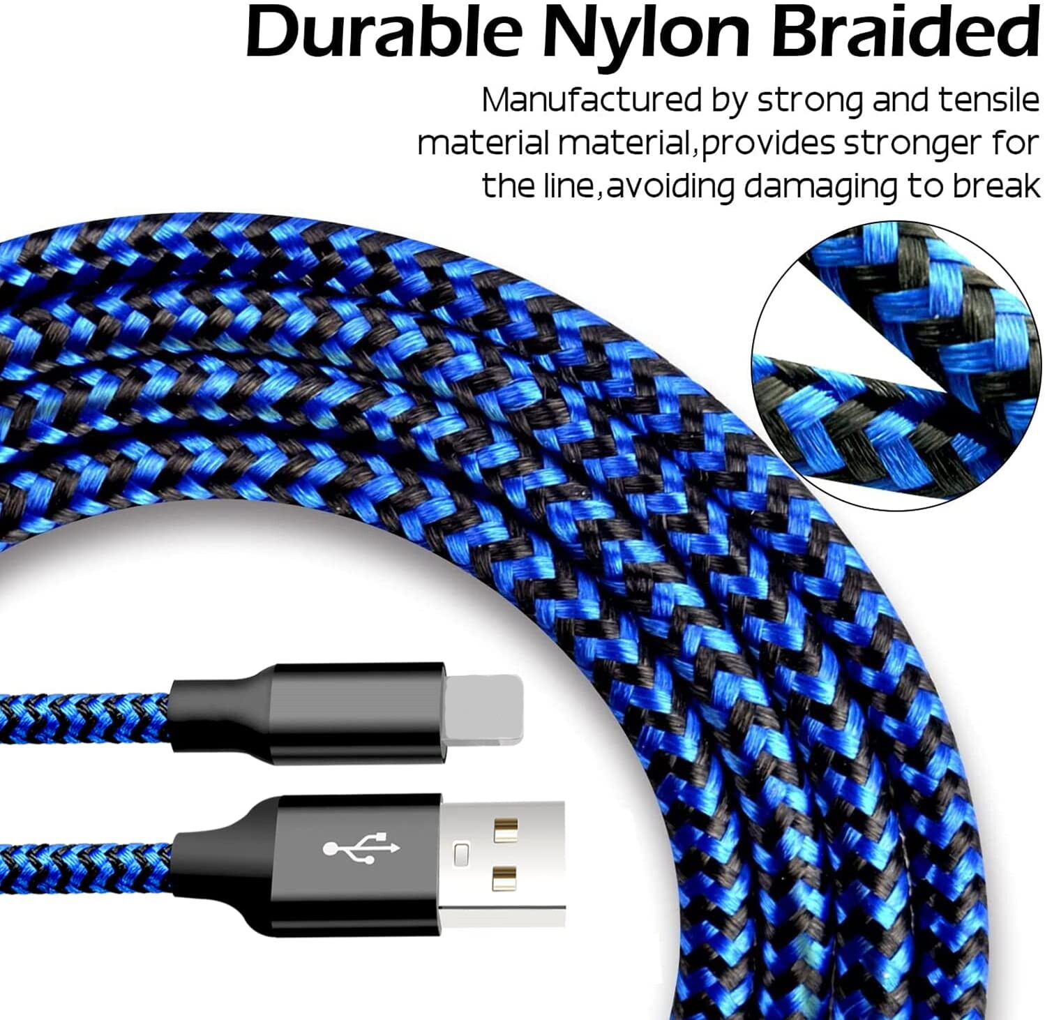 Fast Charger USB Cable 6FT For iPhone 6 7 8 Plus Xs Max 11 12 13 14 Pro Max Lot