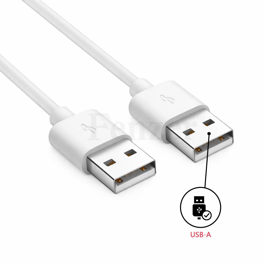 1-100 LOT USB A Male to A Male Cable -High Speed Data Transfer Charger 3,6,10FT