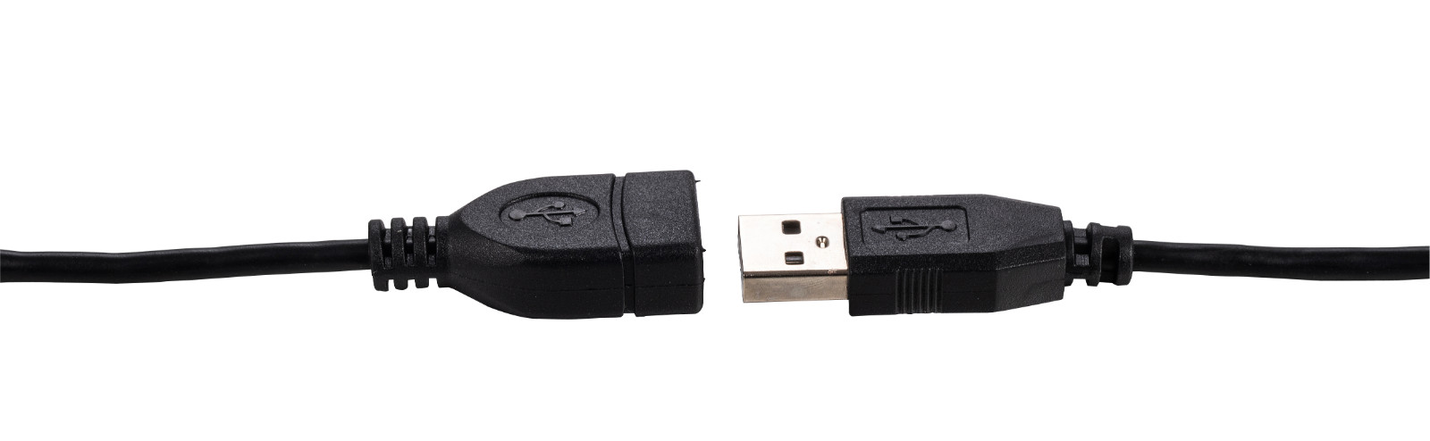 USB 2.0 Extension Cable Black AM to AF Super Speed EXT Cord 3-15ft Multi-Pk LOT