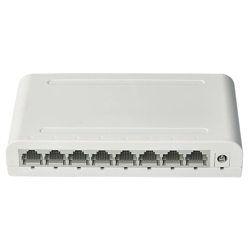 8 Port Gigabit Ethernet Switch Splitter 1000Mbps RJ45 Hub Network SOHO Desktop